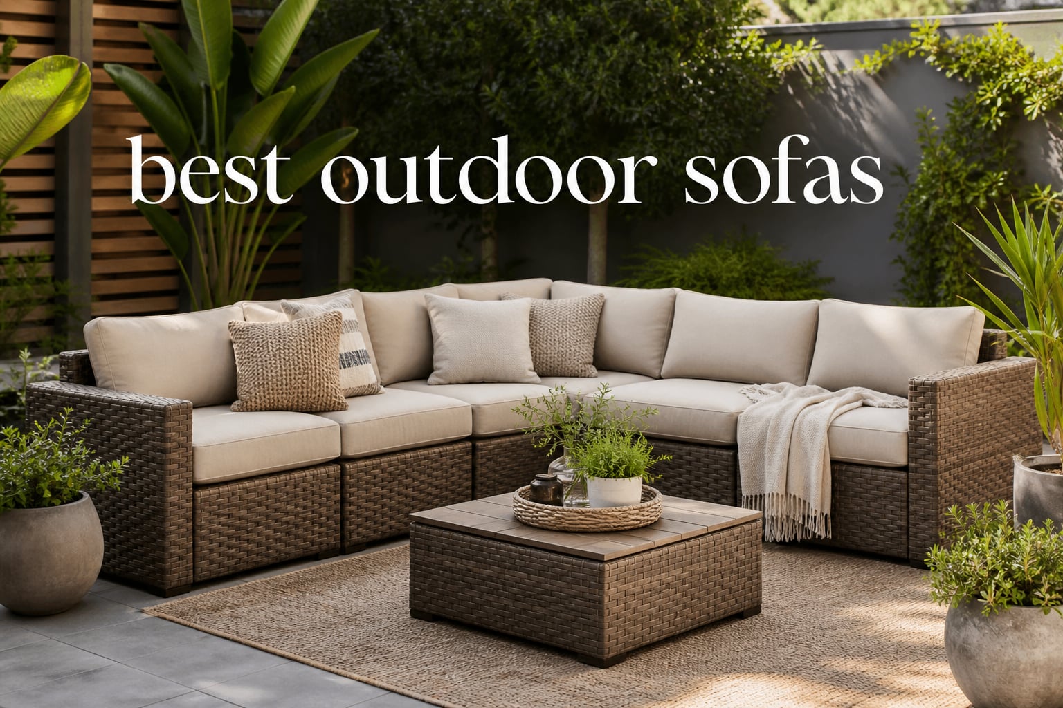 best outdoor sofas