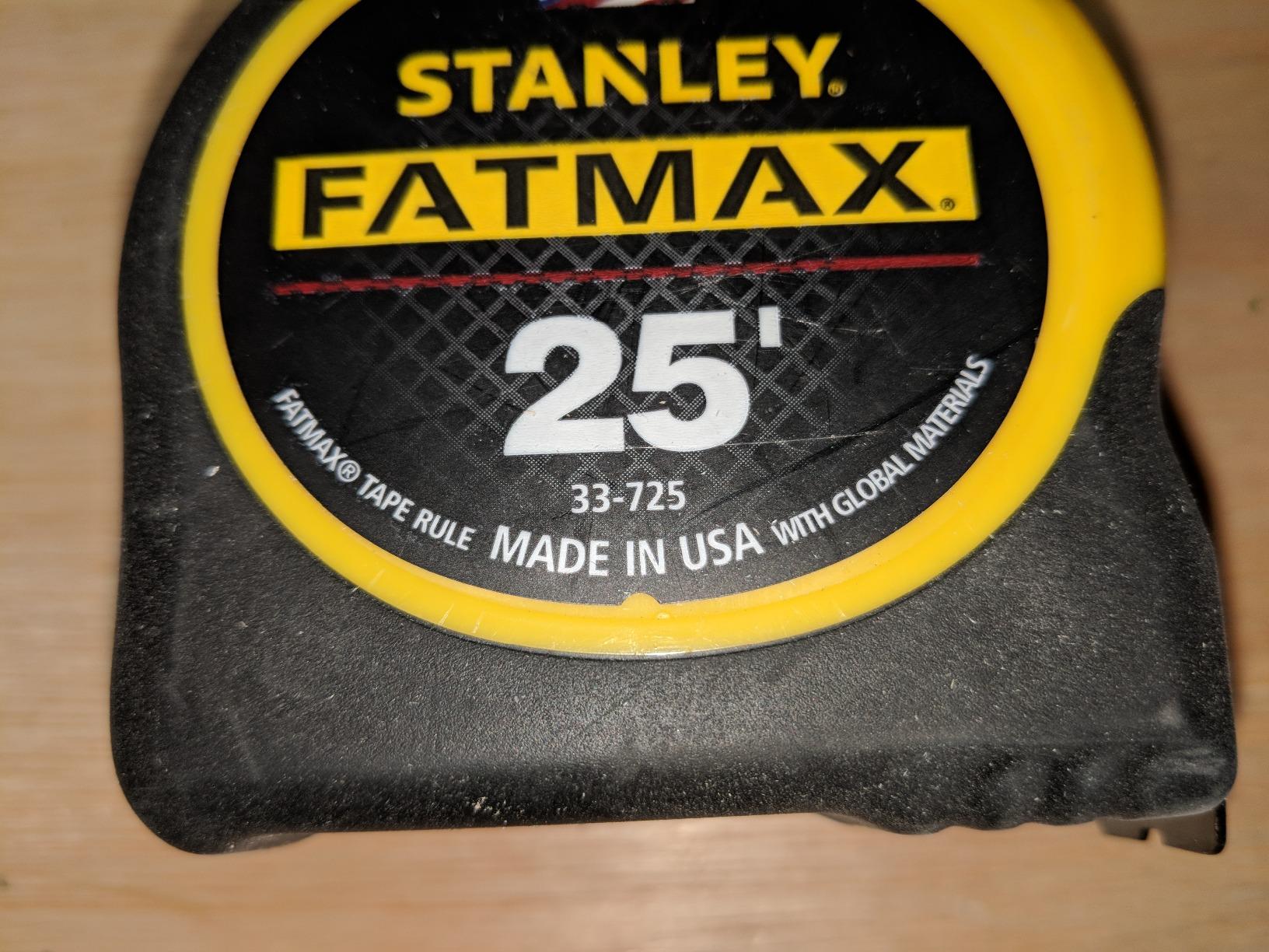 STANLEY FATMAX Tape Measure, 25-Foot (33-725) customer photo 1