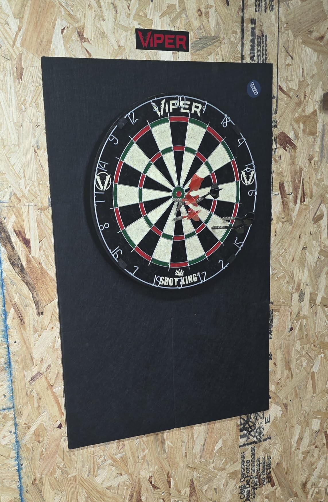 Viper by GLD Products Shot King Regulation Bristle Steel Tip Dartboard Set customer photo 1