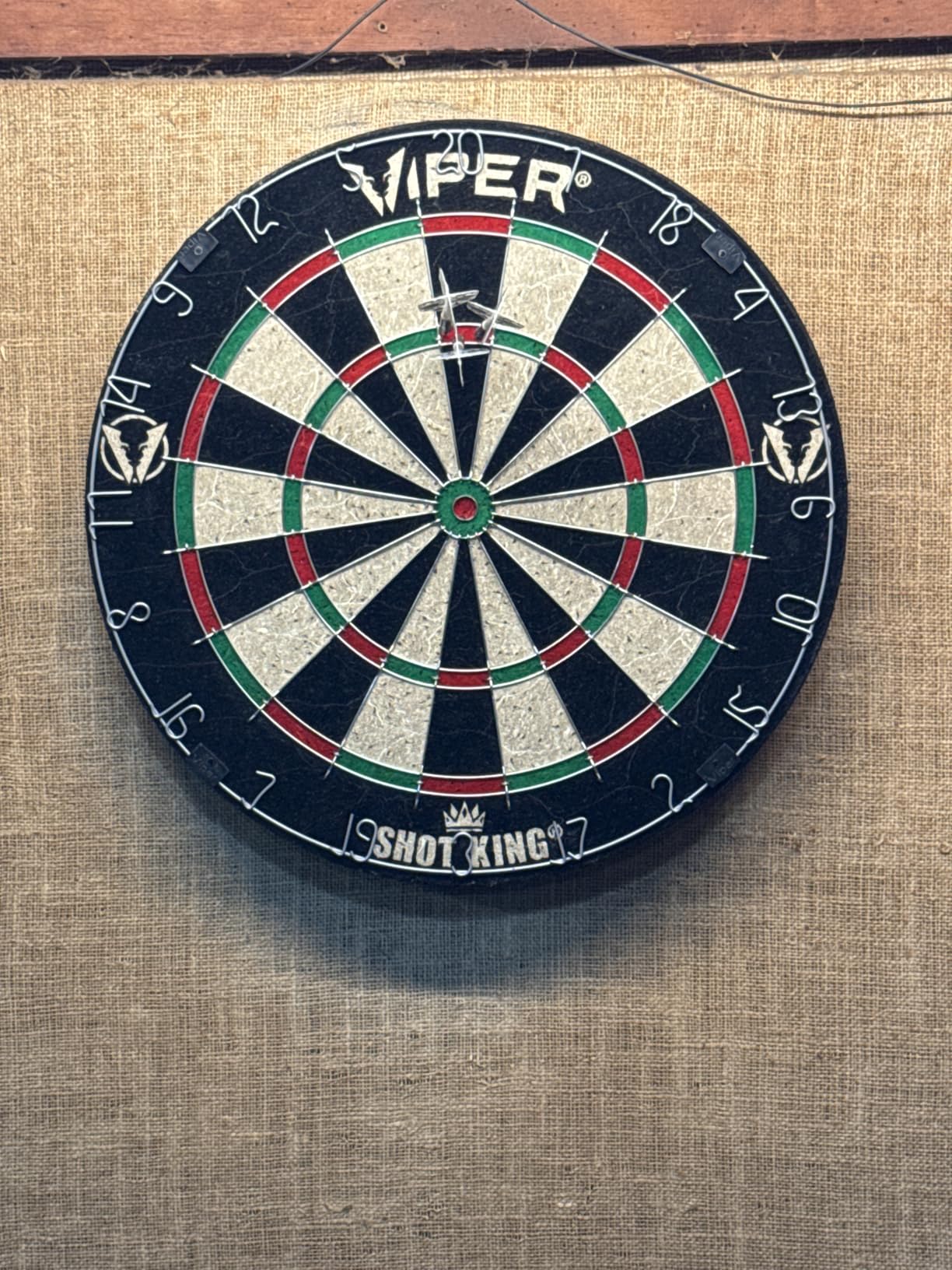 Viper by GLD Products Shot King Regulation Bristle Steel Tip Dartboard Set customer photo 2