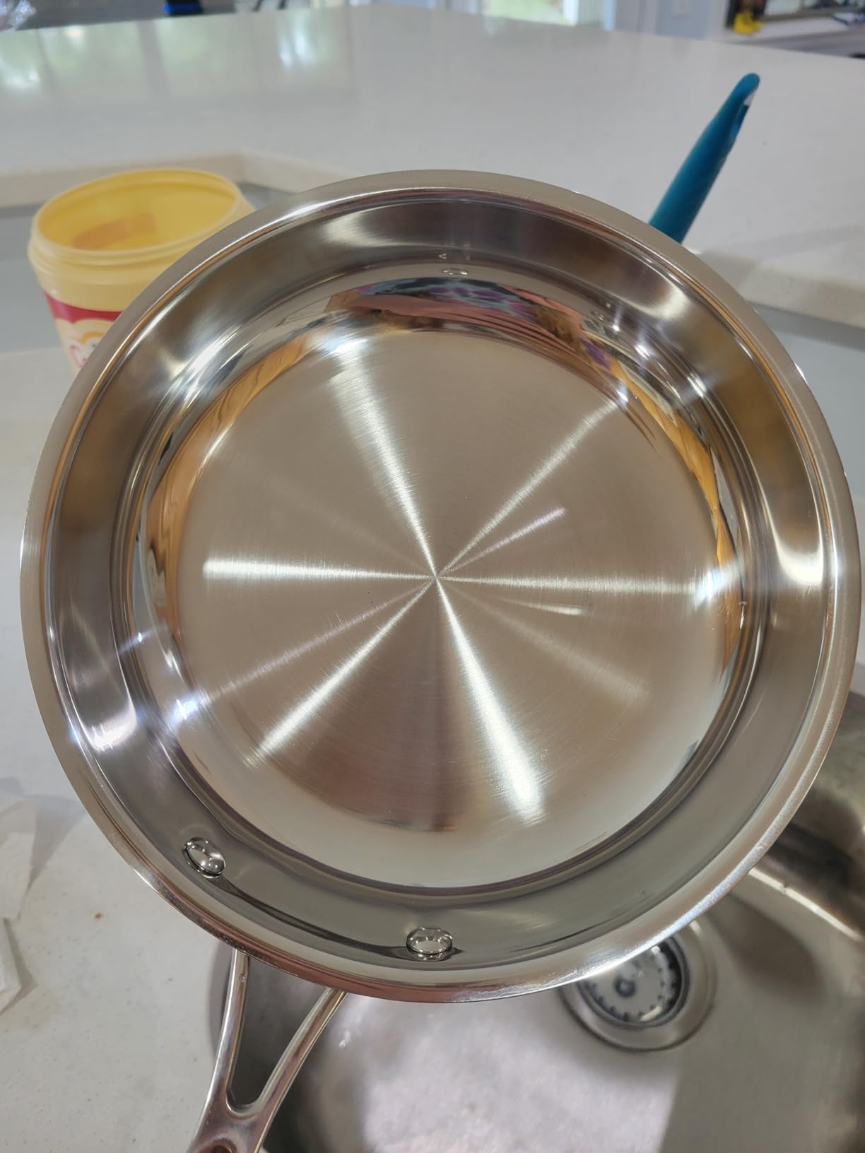 Cuisinart 10-Inch Open Skillet, Stainless Steel Skillet Large Kitchen Pan, Dishwasher Safe, Compatible with Induction, Electric, Gas Cooktops, Oven Safe Saucepan, Cool Grip Handles customer photo 1