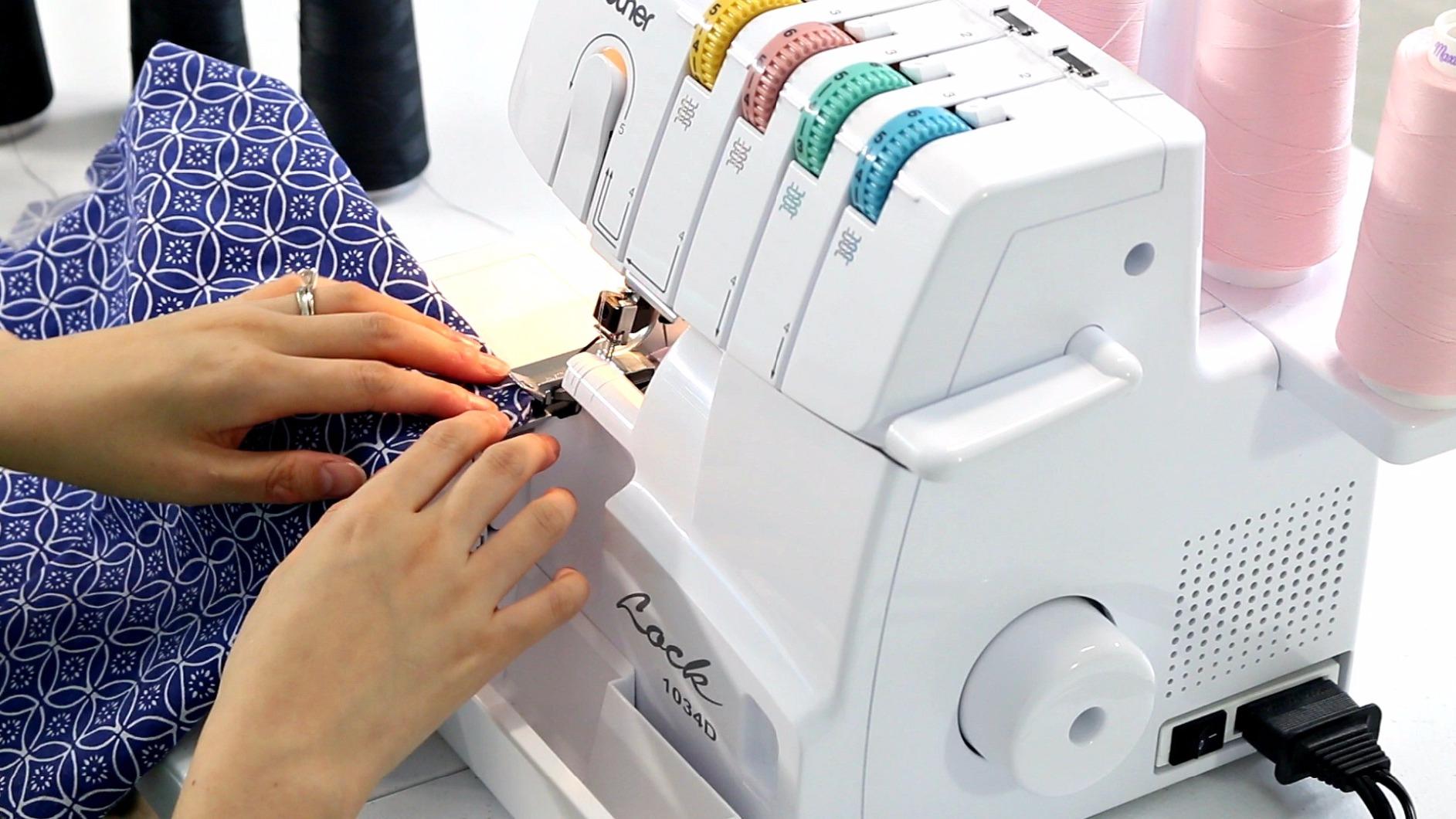 Brother 1034D Serger Overlock Sewing Machine | 300 Stitches Per Minute, Removeable Trim Trap, 3 Included Accessory Feet customer photo 1