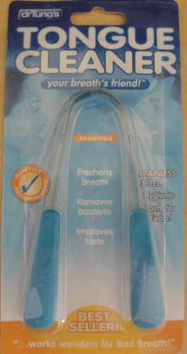 DrTung's Stainless Steel Tongue Scraper - Adults & Kids - 1 Pack | Metal Tongue Scraper & Cleaner, Freshens Breath, Oral Hygiene Care, Comfort Grip Handle, Travel Case customer photo 1