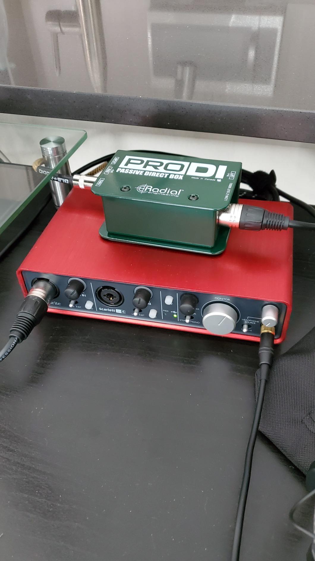 Radial Pro DI Passive Direct Box customer photo 1