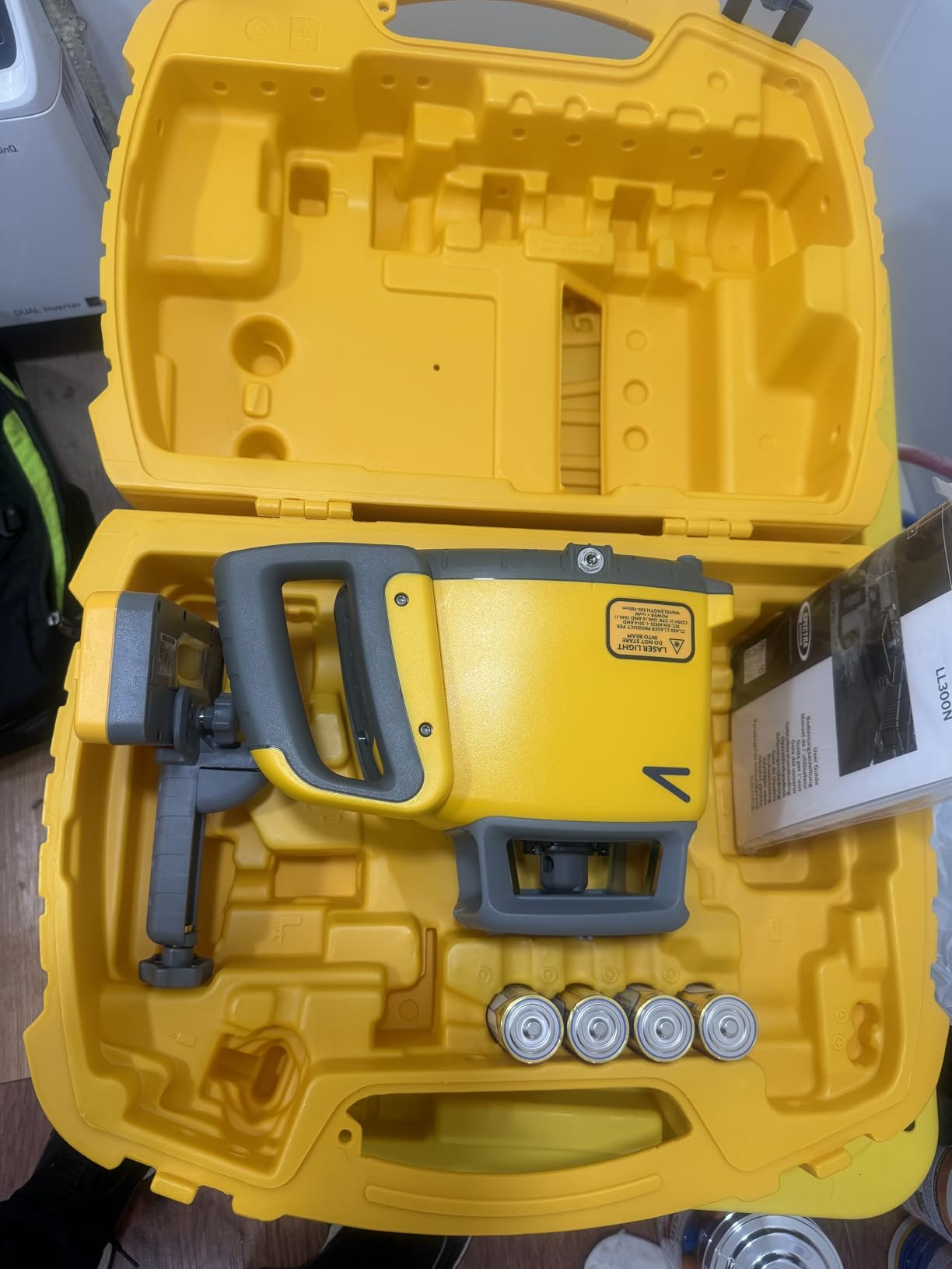 Spectra Precision LL300N-1 Self Leveling Rotary Laser Kit with Tripod, GR151 Professional customer photo 2