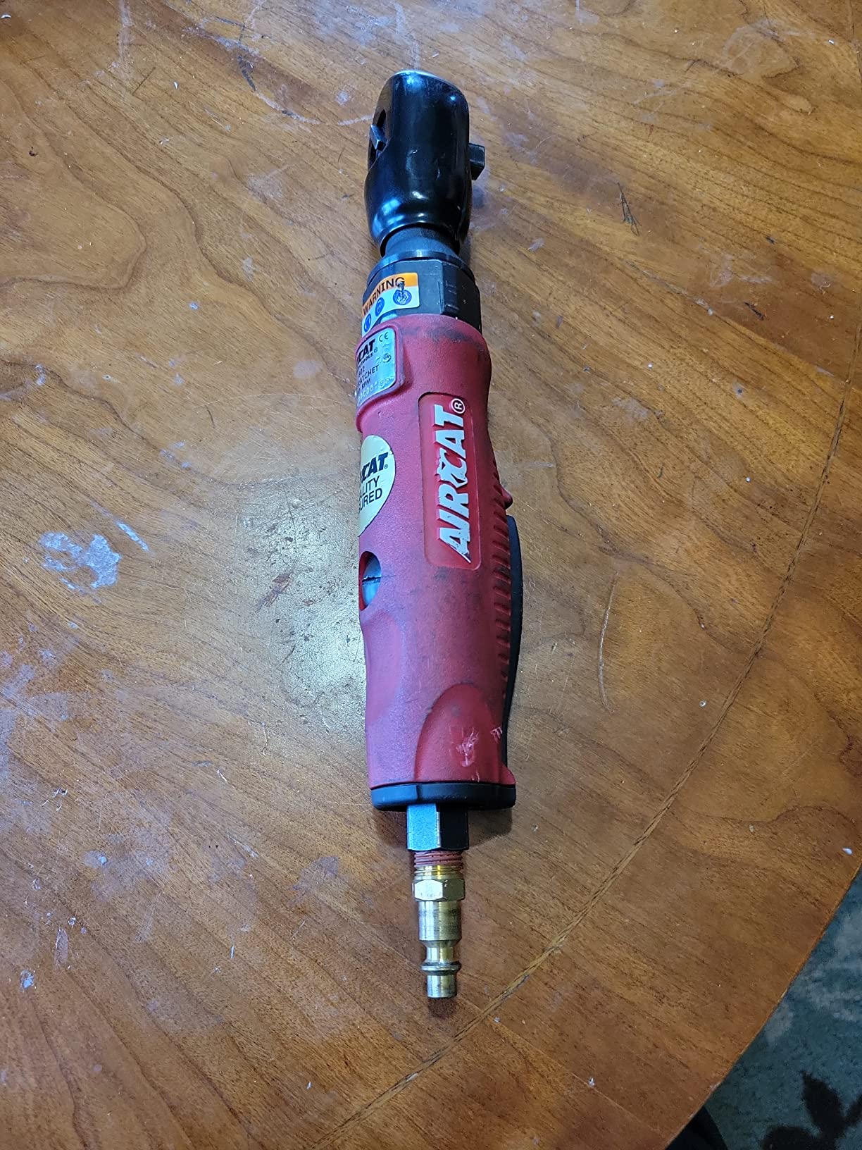 AIRCAT Pneumatic Tools 802: Composite Twin Pawl Ratchet Wrench 70 ft-lbs of Torque - 3/8-Inch customer photo 1