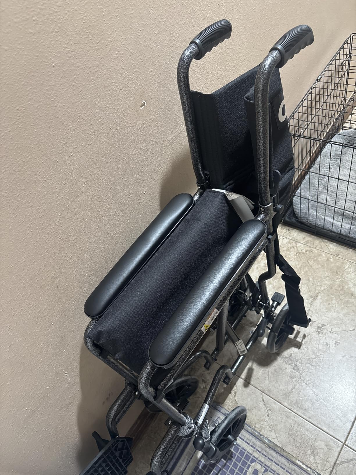 Drive Medical TR39E-SV Transport Wheelchair with Swing-Away Footrest, Silver | Lightweight Transport Wheelchair Folds for Easy Storage and Travel customer photo 2