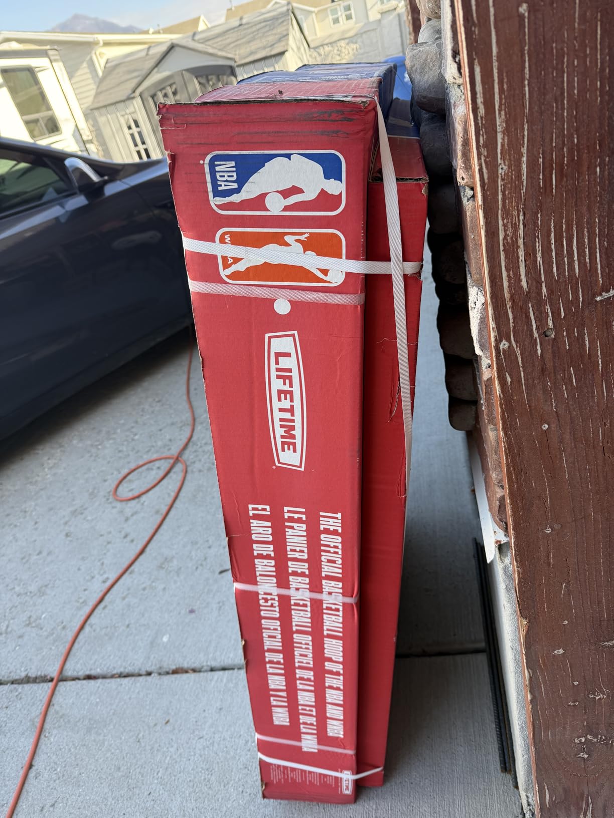 Lifetime Portable Basketball Hoop, Adjustable Height 7.5-10 Ft, 44 Inch Shatterproof Fusion Backboard, Base with Wheels customer photo 2