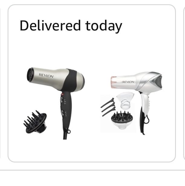 REVLON Turbo Hair Dryer | 1875 Watts of Maximum Shine, Fast Dry (Silver) customer photo 2