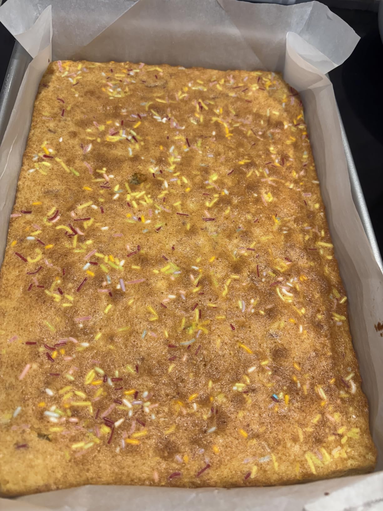 USA Pan Bakeware Nonstick Rectangular Cake Pan, 9 x 13-inch customer photo 1