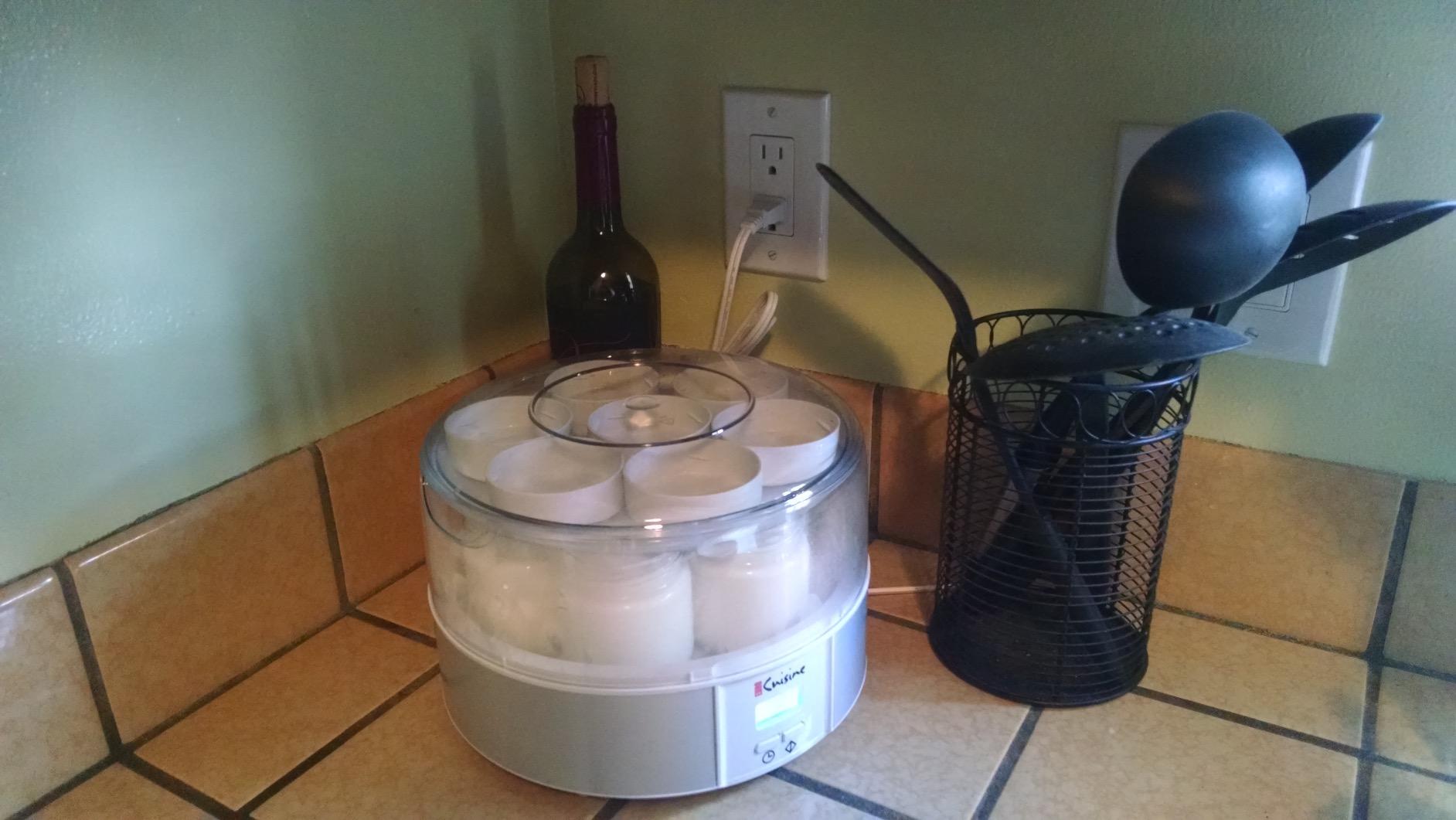 Euro Cuisine Yogurt Maker - YMX650 Automatic Digital Yogurt Maker Machine with Set Temperature - Includes 7-6 oz. Reusable Glass Jars and 7 Rotary Date Setting Lids for Instant Storage customer photo 1