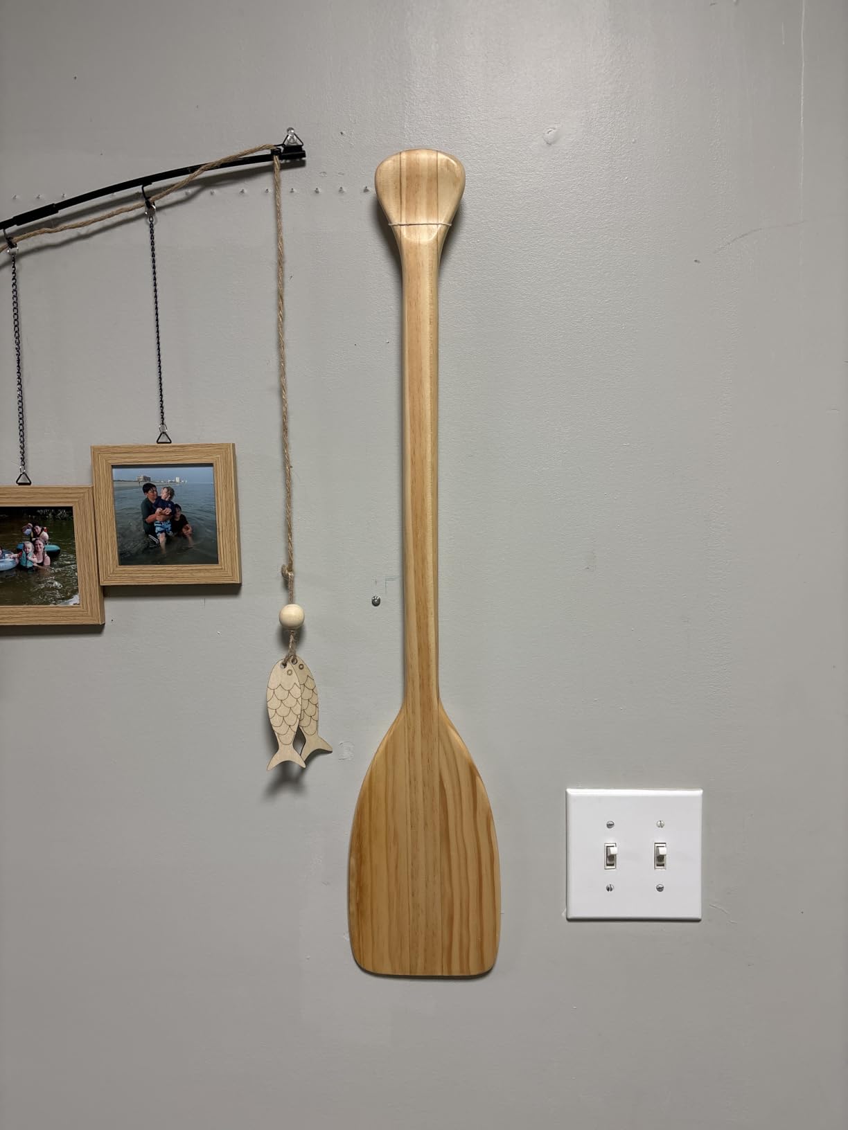 Attwood Wooden Canoe Paddle, Ergonomic Grip, Premium Wood Construction, Protective Finish customer photo 2