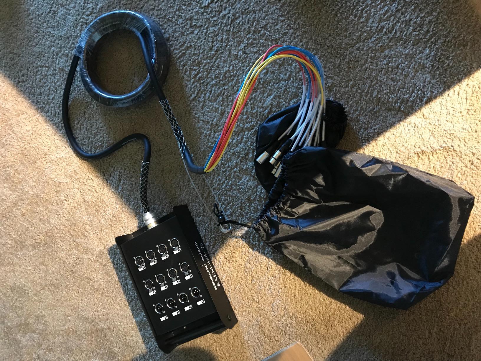 Seismic Audio - SAEM-12x4x100 - 12 Channel XLR Sends and 4 Channel XLR Returns Snake Cable - 100 Feet customer photo 2