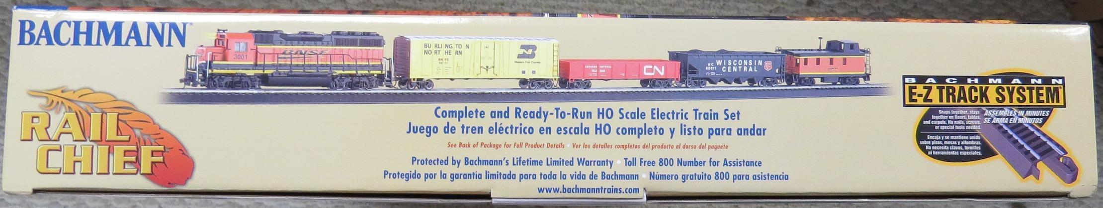 Bachmann Trains Rail Chief Ready to Run Electric Train Set, HO Scale | Complete 130 Piece Set; Locomotive, Rolling Stock, Track, Power Pack and Speed Controller, Build Your Model Railroad, #706 customer photo 1