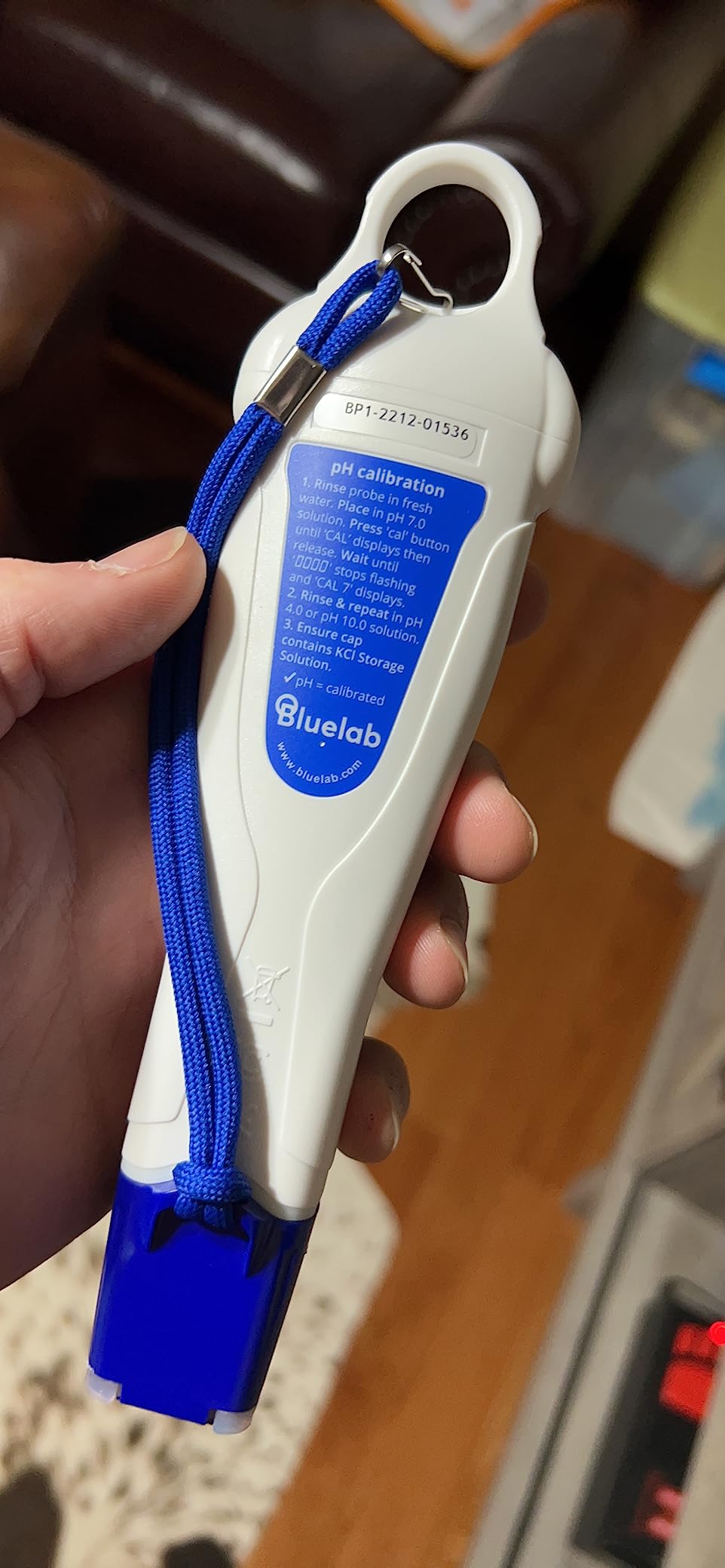Bluelab pH Pen - ± 0.1 pH Accurate, Durable Double Junction Probe, Waterproof & Floats, Auto Temperature Compensation, Easy Calibration - Made in NZ customer photo 1