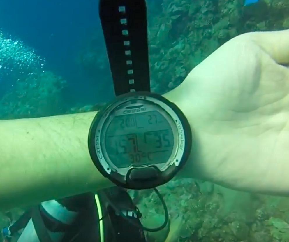 CRESSI Leonardo 2.0 Scuba Dive Watch, Air Nitrox Gauge, White/Black | Dive Computer, Air Nitrox Gauge Modes, Single-Button Control, Visual & Audible Alarm, USB & Infrared Transfer, Diving Watch customer photo 1