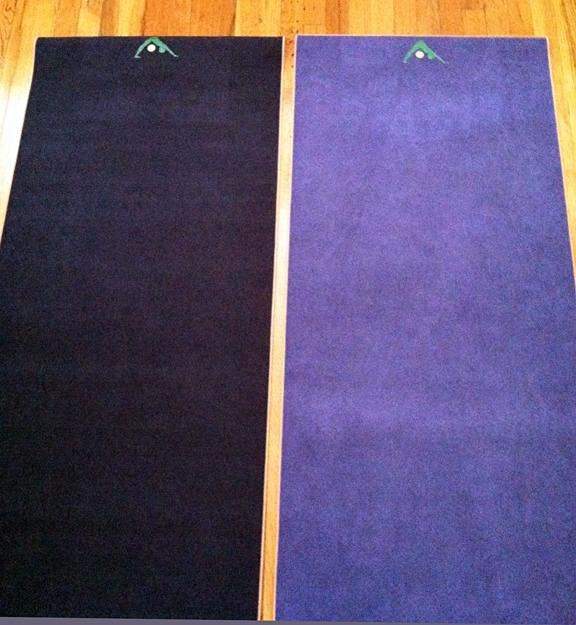 AURORAE Synergy 2in1 Hot Yoga Mat with integrated Non Slip Microfiber Towel. No Slipping No Bunching/Odor Patent Protected, Machine Washable customer photo 2