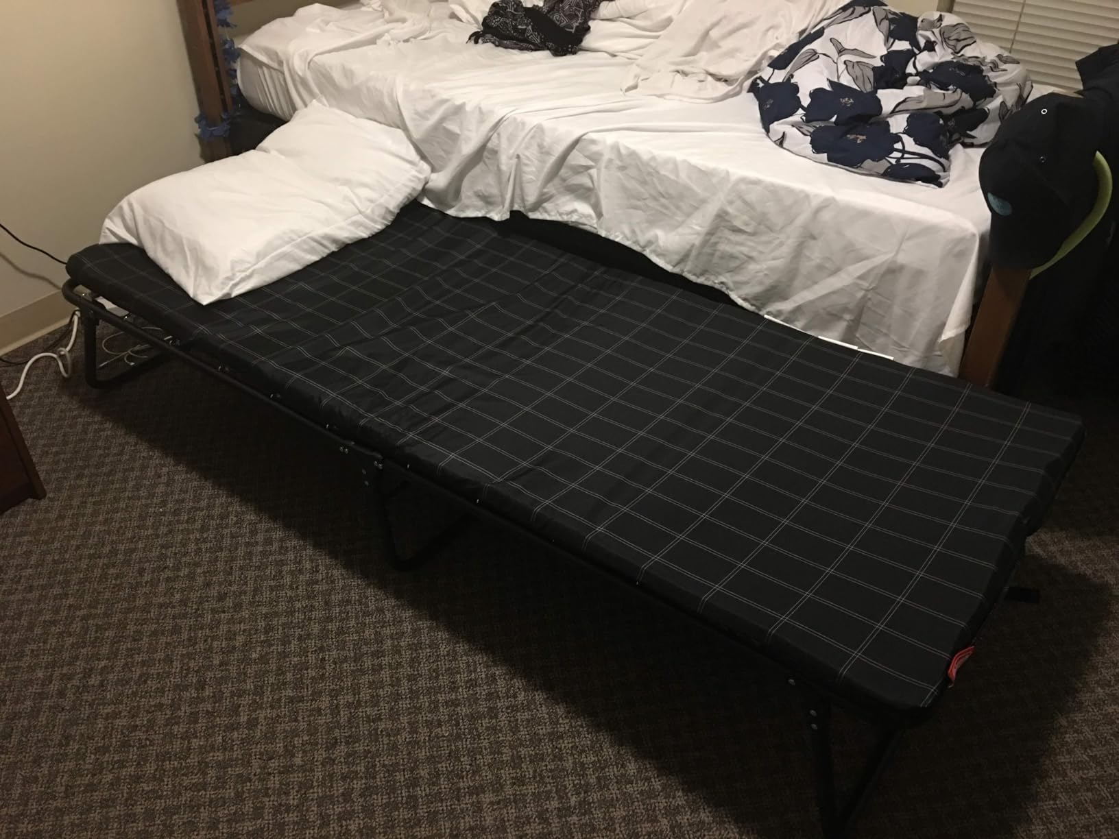 Coleman ComfortSmart Big & Tall Cot with Mattress Pad, Folding Steel Camp Bed with Plush Pad for Comfortable Sleeping customer photo 2
