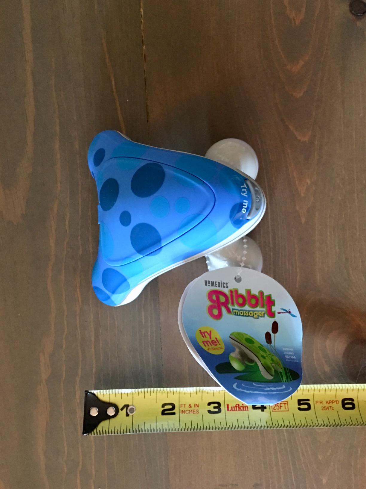 Homedics Ribbit Mini Handheld Massager Green, Blue or Pink (Color May Vary) customer photo 2