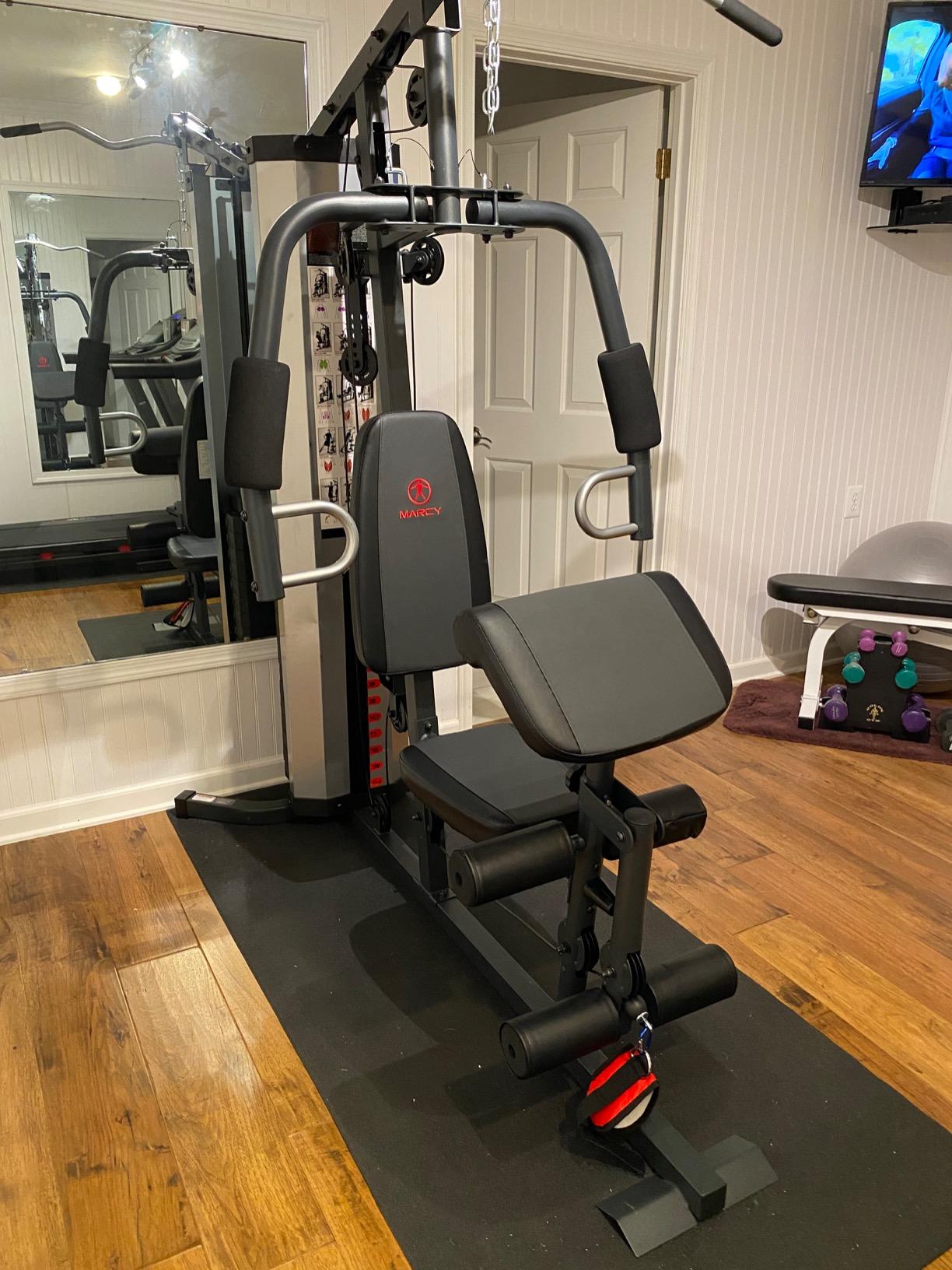 Marcy MWM-988 Multifunction Steel Home Gym 150lb Weight Stack Machine customer photo 1