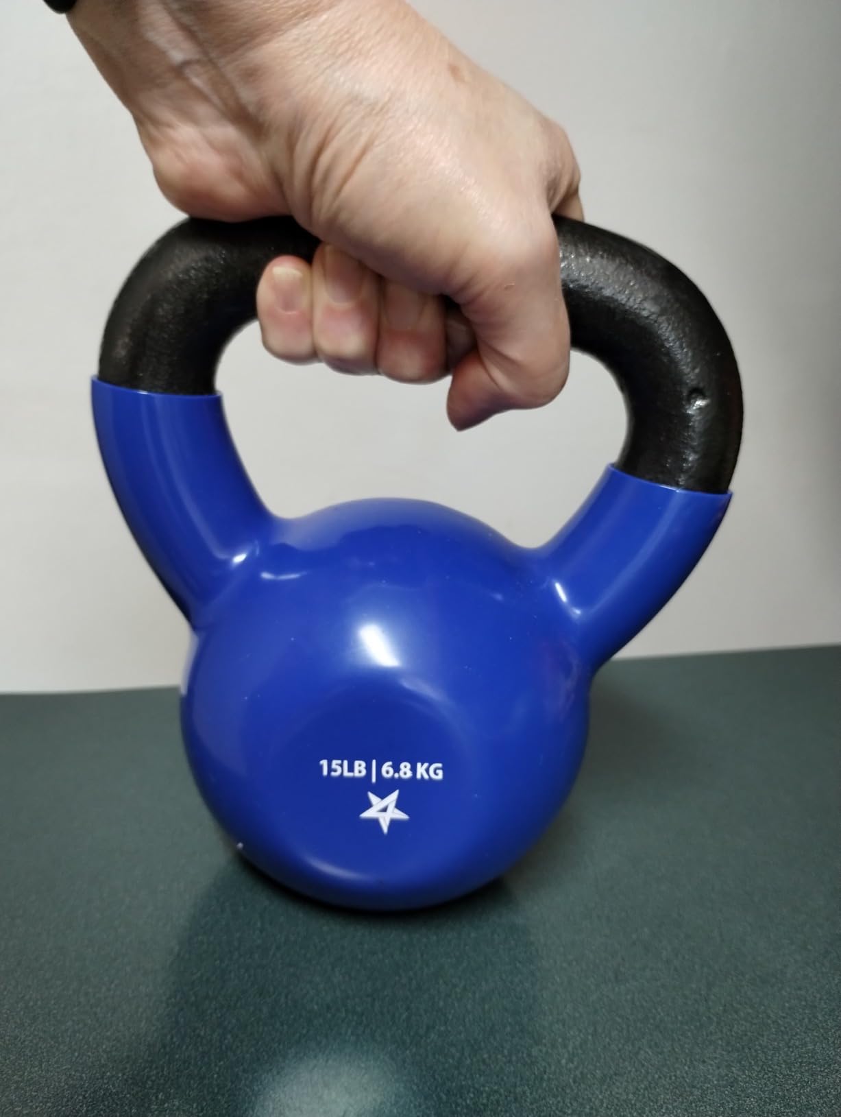 Yes4All Kettlebell, 5-100 LB Vinyl Coated Cast Iron Strength Training Kettlebells for Home Gym Exercises, Fitness, Full Body Workout Equipment, Push Ups, and Grip Strength customer photo 2