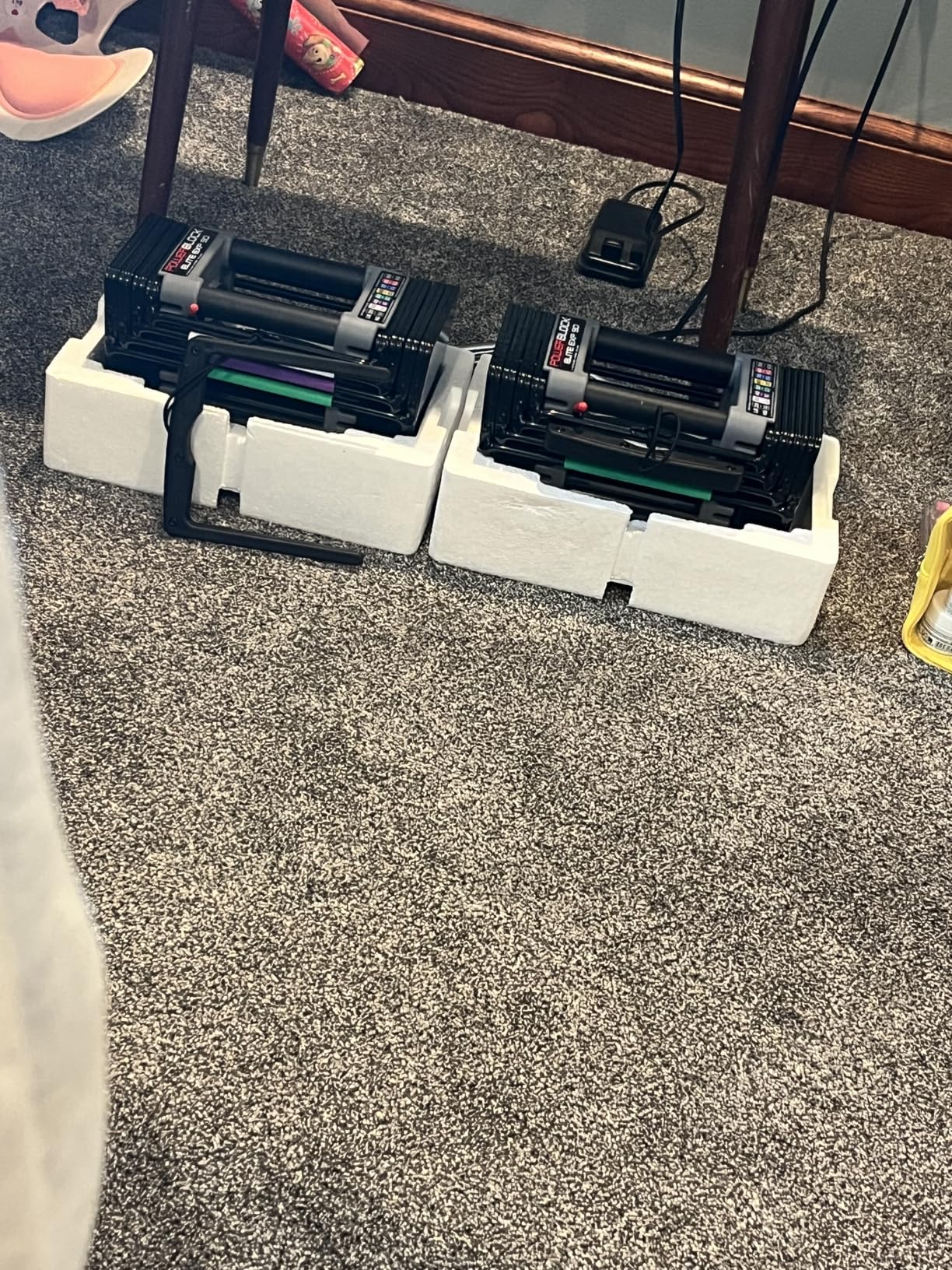PowerBlock Elite EXP Adjustable Dumbbells, Sold in Pairs, Stage 1, 5-50 lb. Dumbbells, Durable Steel Build, Innovative Workout Equipment, All-in-One Dumbbells, Expandable with Expansion Kits customer photo 1