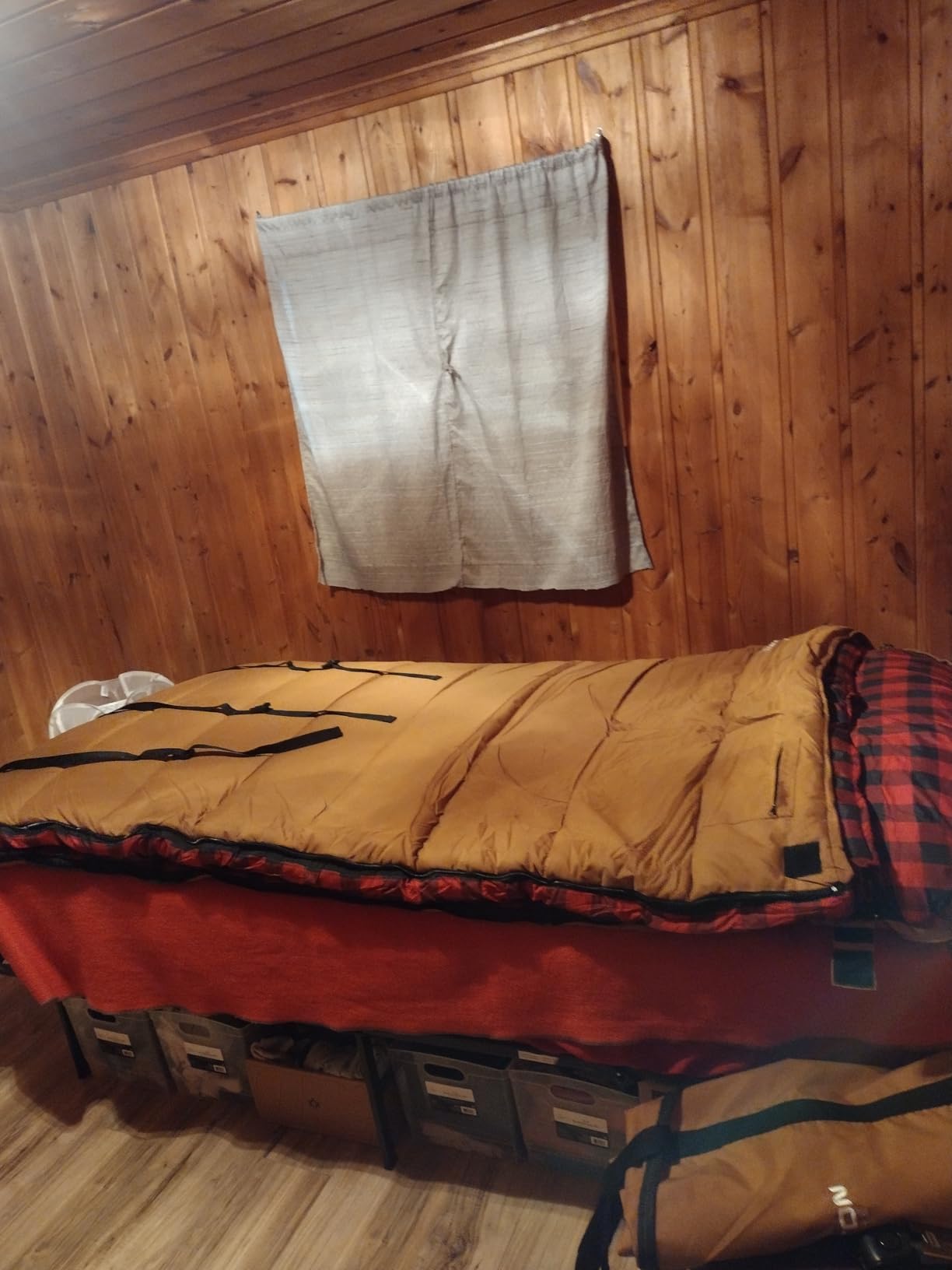 TETON Sports Deer Hunter Sleeping Bag, Warm and Comfortable Camping Sleeping Bag, Teton Tough Canvas Shell for Camping, Hunting, and Cold Weather customer photo 2