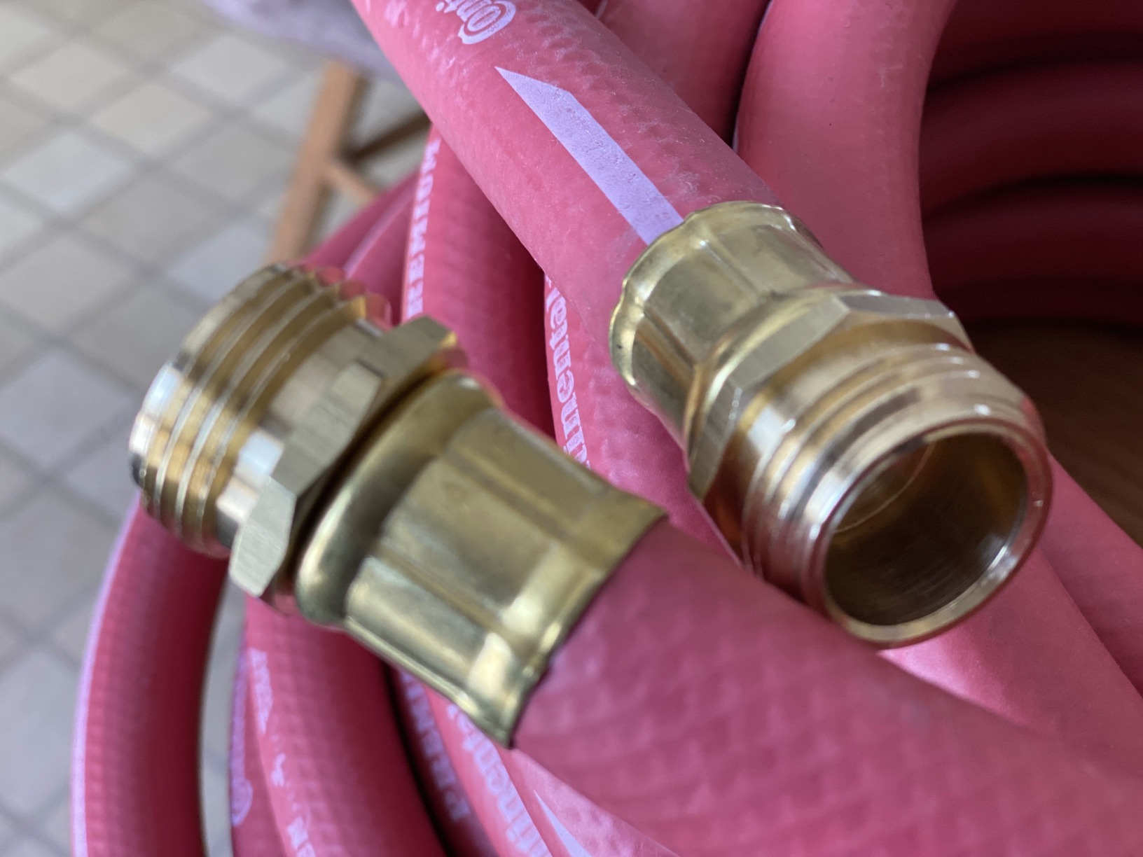 Continental Premium Garden Black Heavy Duty Cold Water Garden Hose, 5/8in Inside Diameter x 50ft Length, Male x Female Garden Hose Thread customer photo 1