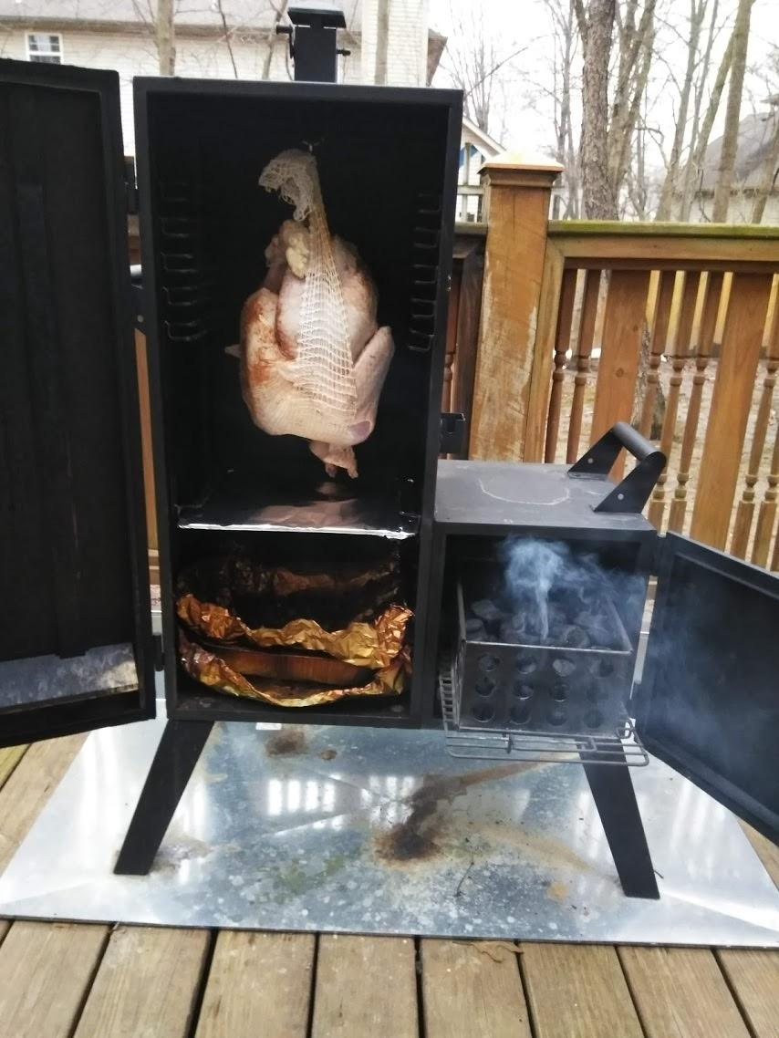 Dyna-Glo DGO1176BDC-D Vertical Offset Charcoal Smoker customer photo 2