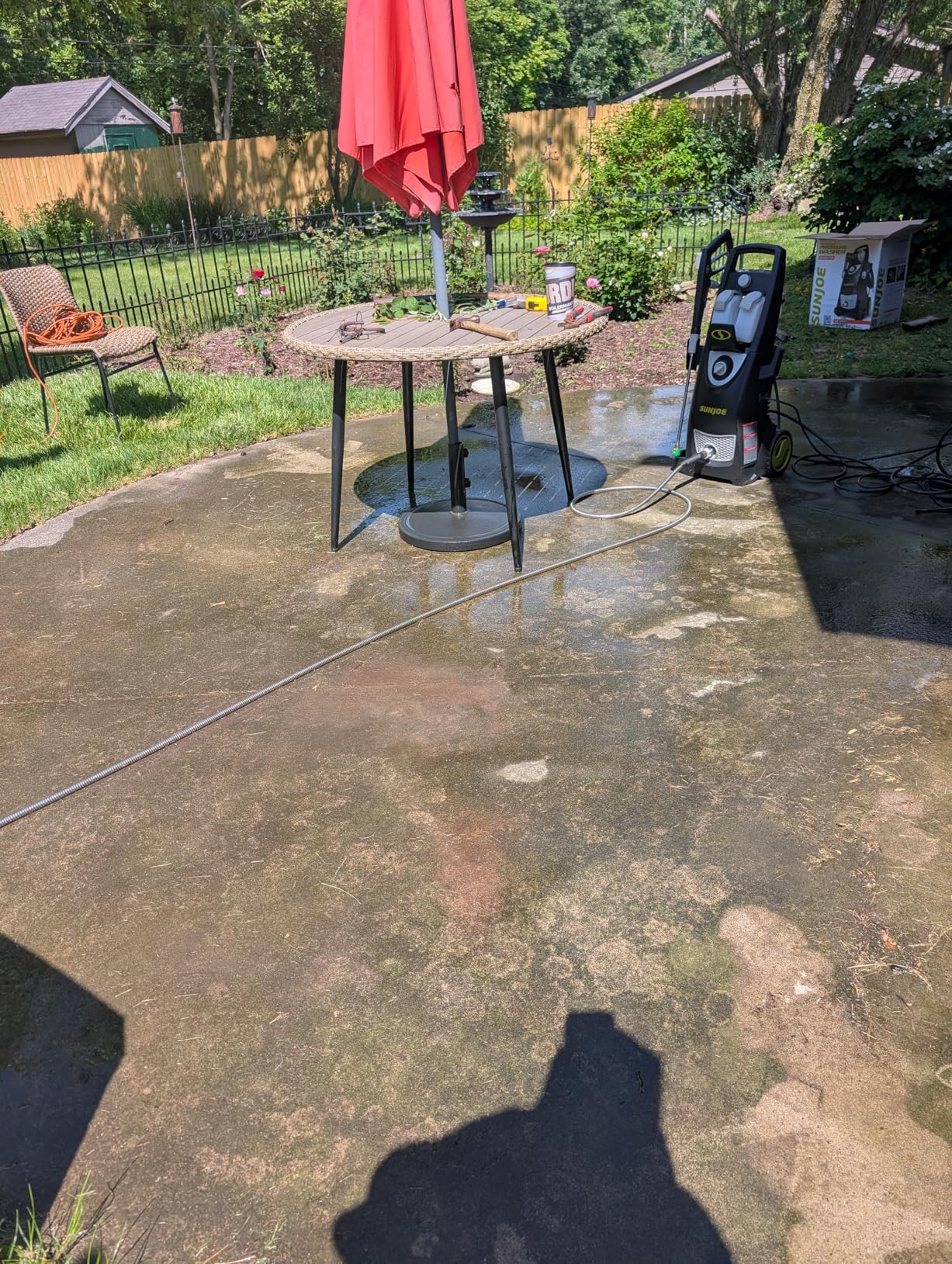 Sun Joe Pressure Washer, Electric Power Washer, Heavy-Duty Portable Cleaning & Washing Machine System with Patios & Sidewalks, SPX3000 customer photo 1