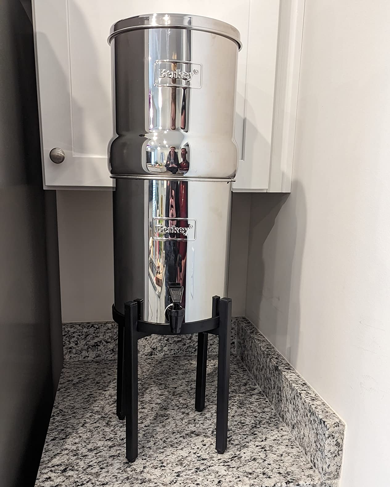 Big Berkey Gravity-Fed Stainless Steel Countertop Water Filter System 2.25 Gallon with 2 Authentic Black Berkey Elements BB9-2 Filters | Countertop Water Filter, Easy-to-Assemble, Includes 2 Authentic Black Berkey BB9-2 Filter Elements for Everyday Use customer photo 2