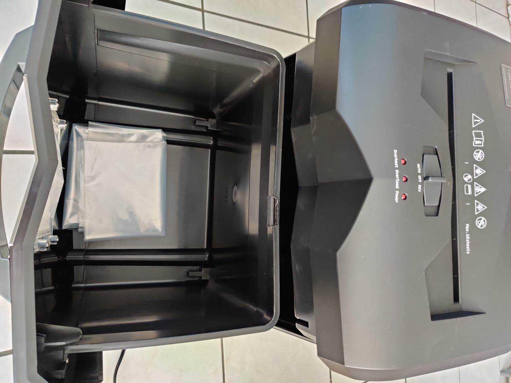Bonsaii 18-Sheet Cross-Cut 60-Min Run Heavy Duty Paper Shredder | Anti-Jam, P-4 Security Level, 62dB Ultra-quiet, 6-Gal Bin with Casters, Shreds Credit Cards & Staples C149-C customer photo 2