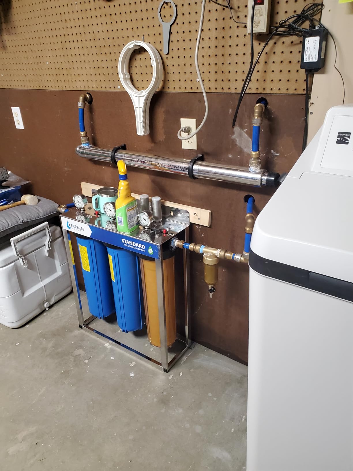 Kenmore 420 Water Softener System - 40,000 Grain Capacity with Salt Saving Technology - Whole Home Hard Water & Iron Reduction customer photo 1