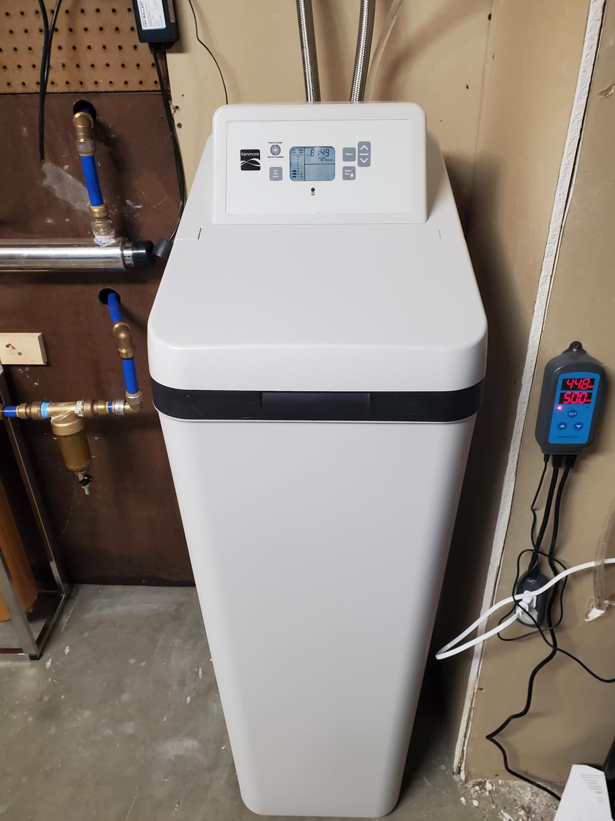Kenmore 420 Water Softener System - 40,000 Grain Capacity with Salt Saving Technology - Whole Home Hard Water & Iron Reduction customer photo 2
