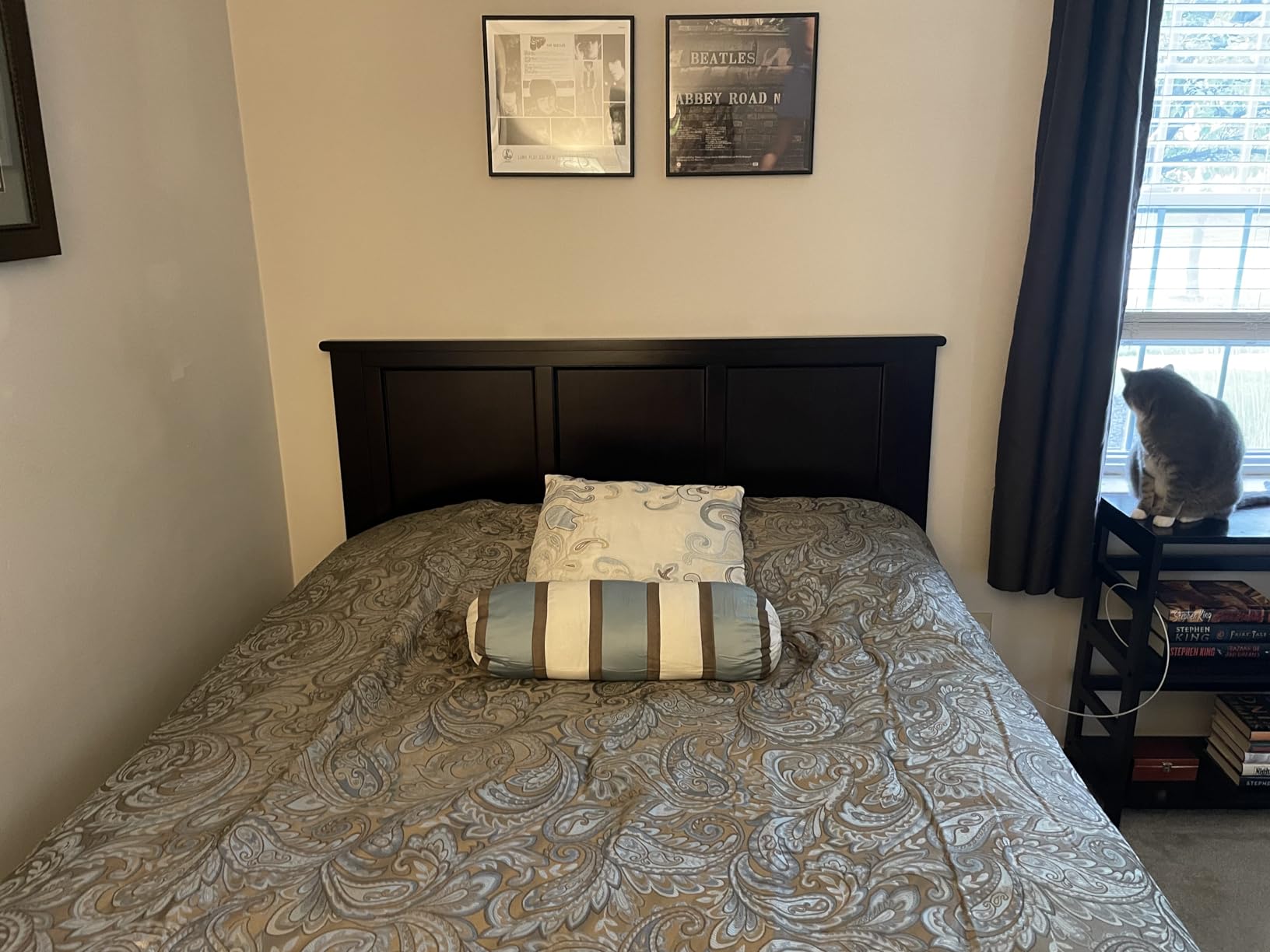 AFI Madison King Solid Wood Panel Headboard, Walnut customer photo 2