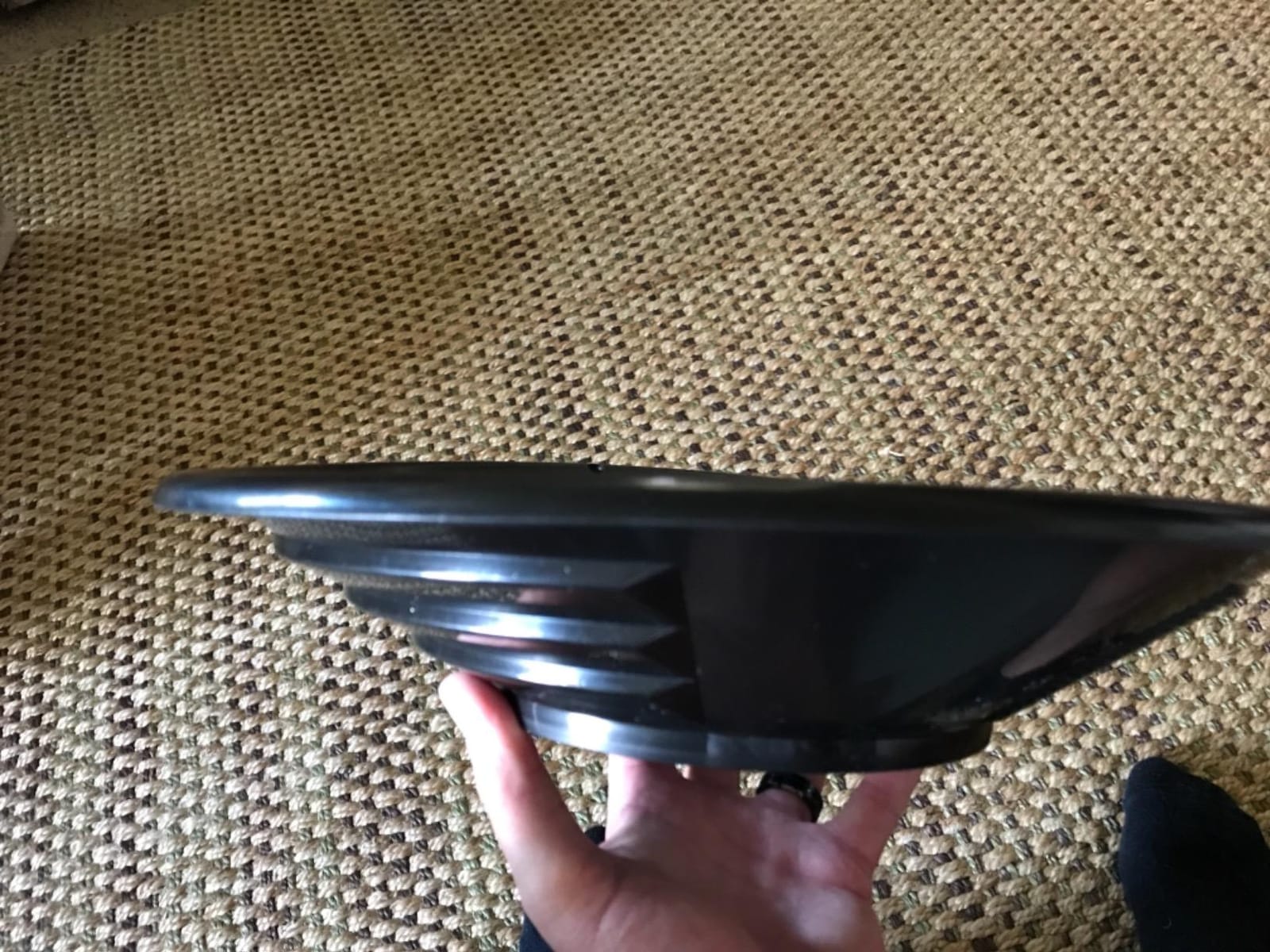 SE 14 Inch Gold Panning Pan - Dual Riffles for Easier Mining and Prospecting, Green customer photo 2