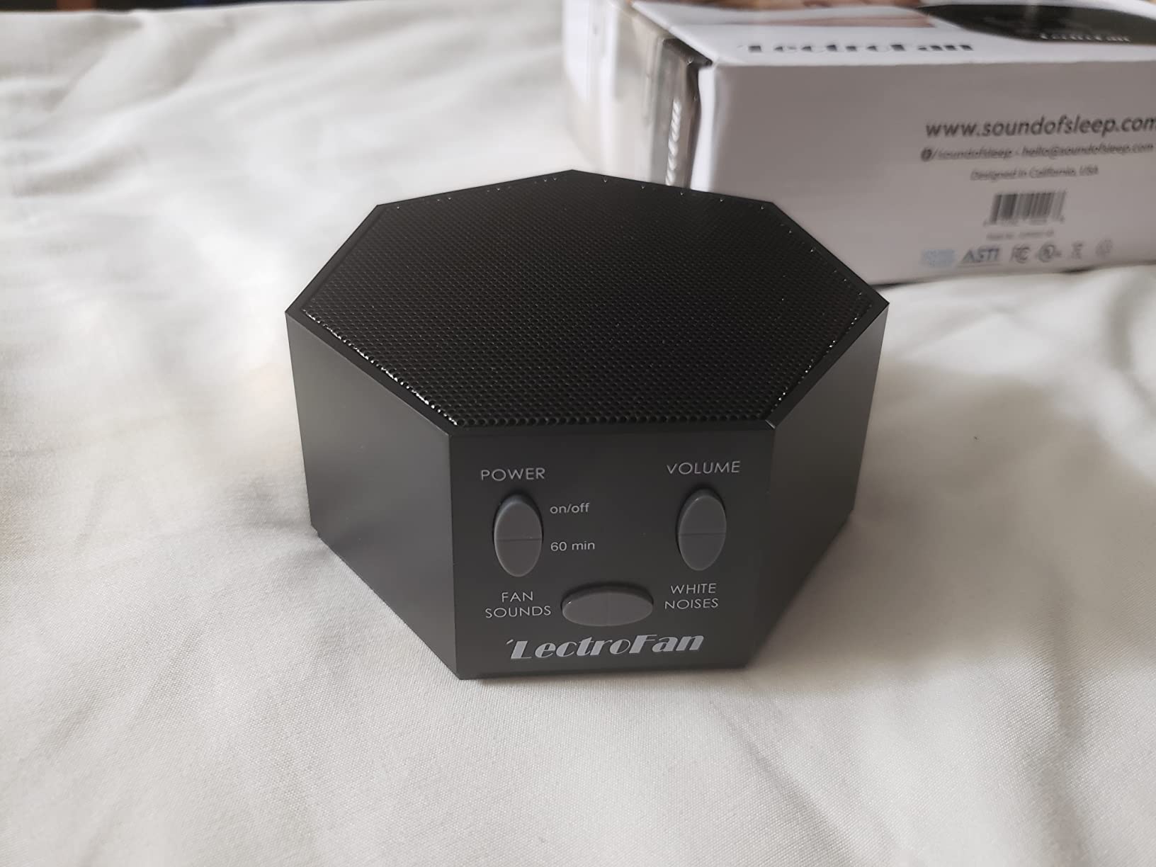 LectroFan Classic Sound Machine, Black | Soothing Sound Machine for Sleep with a Built-in Sleep Timer, Non-Looping Sounds, Speech Privacy and Compact Design customer photo 2