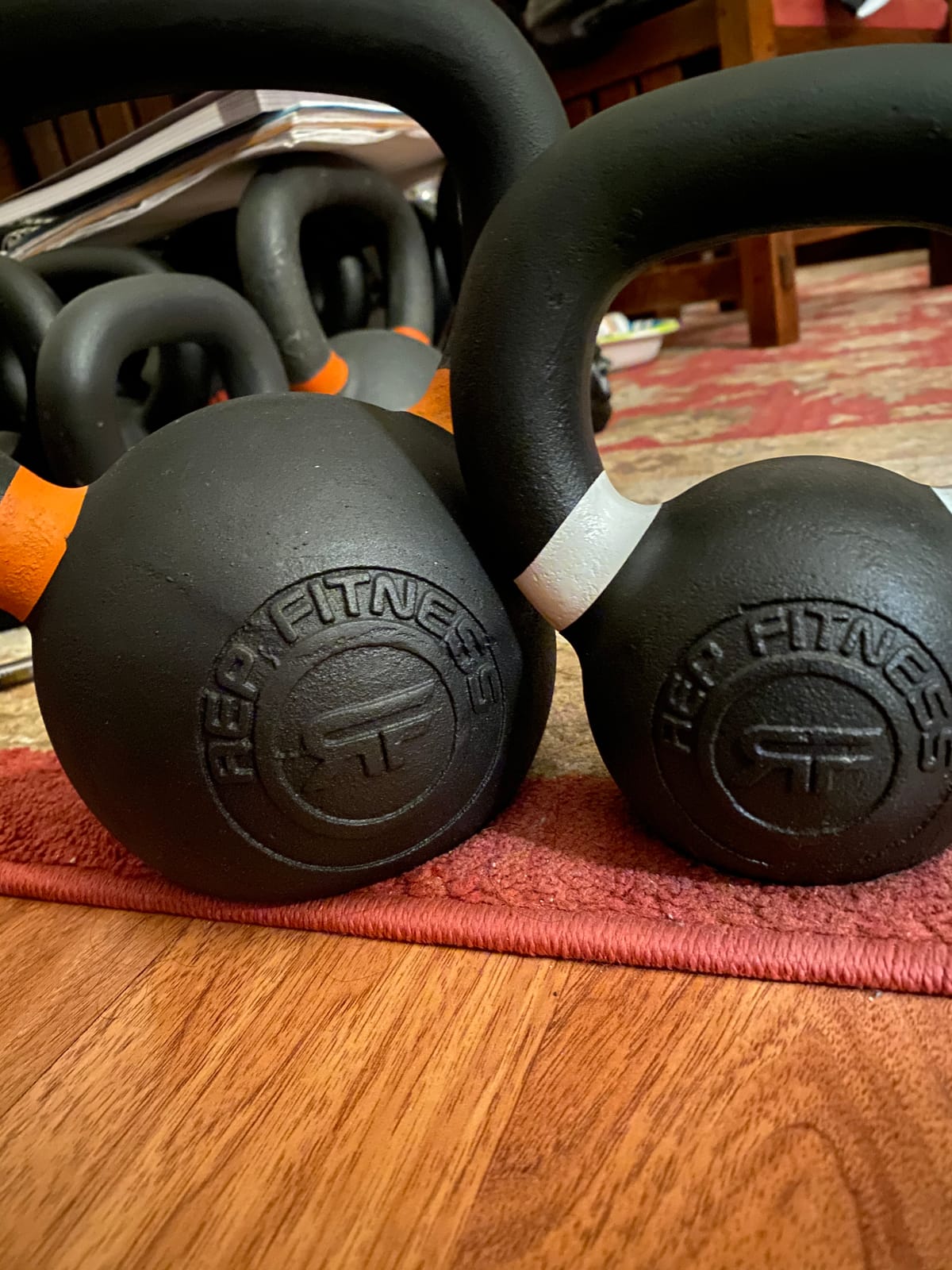 REP Fitness Kettlebell Set and Singles, 4kg to 24kg, 9lb to 53lb Weight Range, Cast Iron, Strength Exercise Training, Home Gym, Power Workout Equipment, Free Weights, Dumbbell Alternative customer photo 1