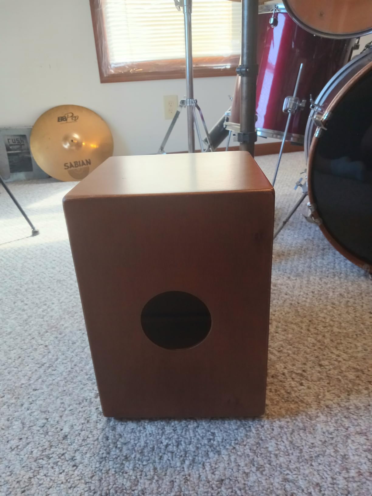 Meinl Percussion Cajon, MADE IN EUROPE - Sit-On Box Drum, Snare & Bass Tone | Baltic Birch Wood, Compact Size, Rear Sound Port, Silicone Feet - For All Skill Levels and Settings customer photo 2