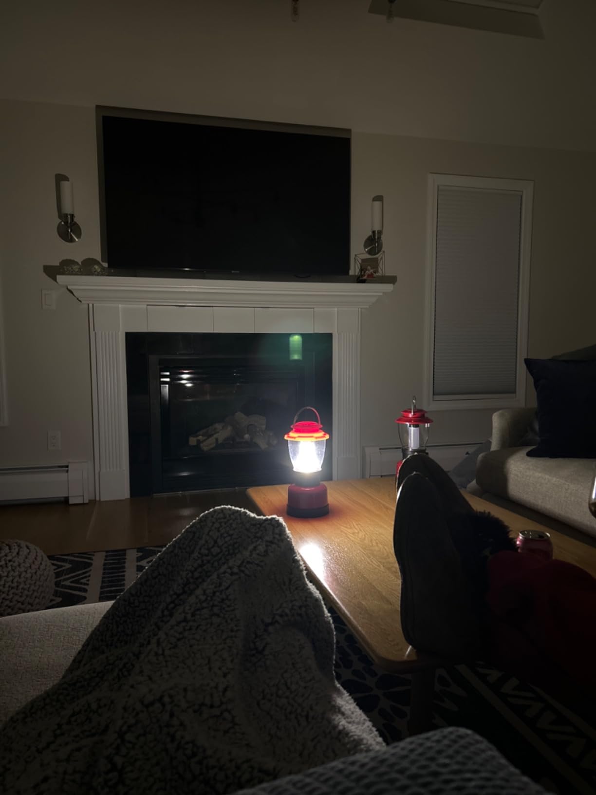 Coleman 400L LED Lantern, Water & Impact-Resistant Lantern with Carry Handle, Lifetime LED Lights Never Need Replacing, 4D Battery not Included customer photo 2
