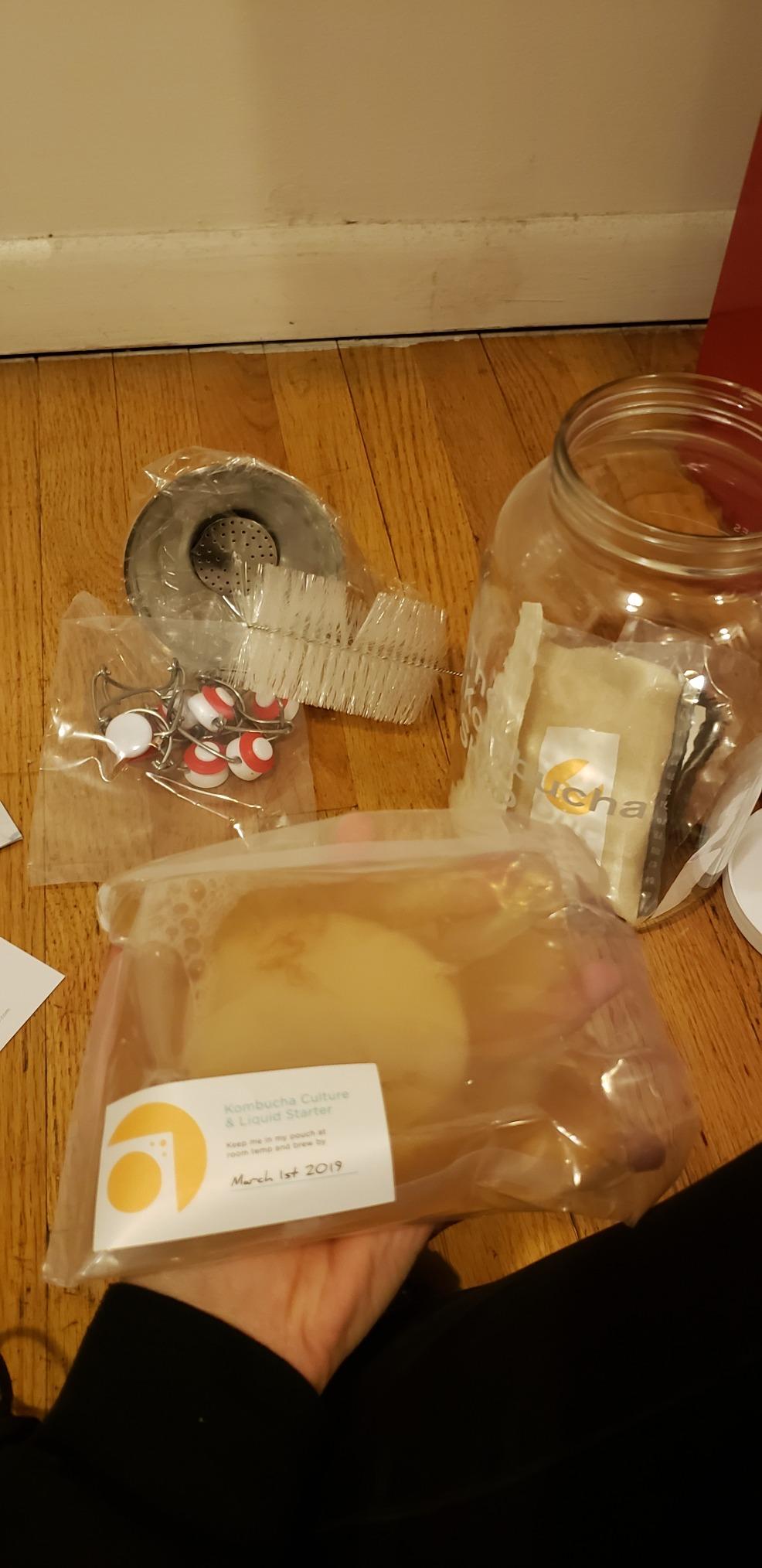 Deluxe Organic Kombucha Starter Kit - Six Swing Top Bottles, Stainless Steel Funnel, Custom Bottle Brush & Our Original Brewing Kit - The Kombucha Shop customer photo 2