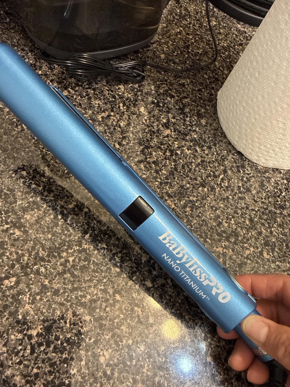 BaBylissPRO Nano Titanium Flat Iron Hair Straightener, Digital Flat Iron for Pro Salon Results, Styling Tool for All Hair Types customer photo 2