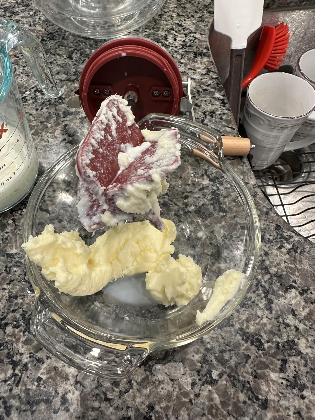 Kilner Vintage Glass Butter Churn; Delicious Homemade Butter in as Little as Ten Minutes; Large 34-Fluid Ounce Capacity Butter Churner customer photo 1