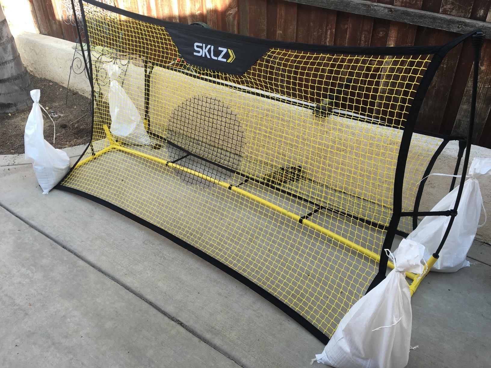 SKLZ Quickster Soccer Trainer - Dual-Sided Rebounder for Solo Passing, Receiving, Trapping Practice customer photo 2