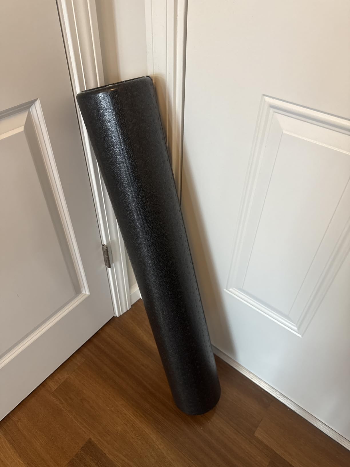 Amazon Basics High-Density Foam Roller for Exercise, Stretching and Muscle Recovery, 36 Inches, Black customer photo 1