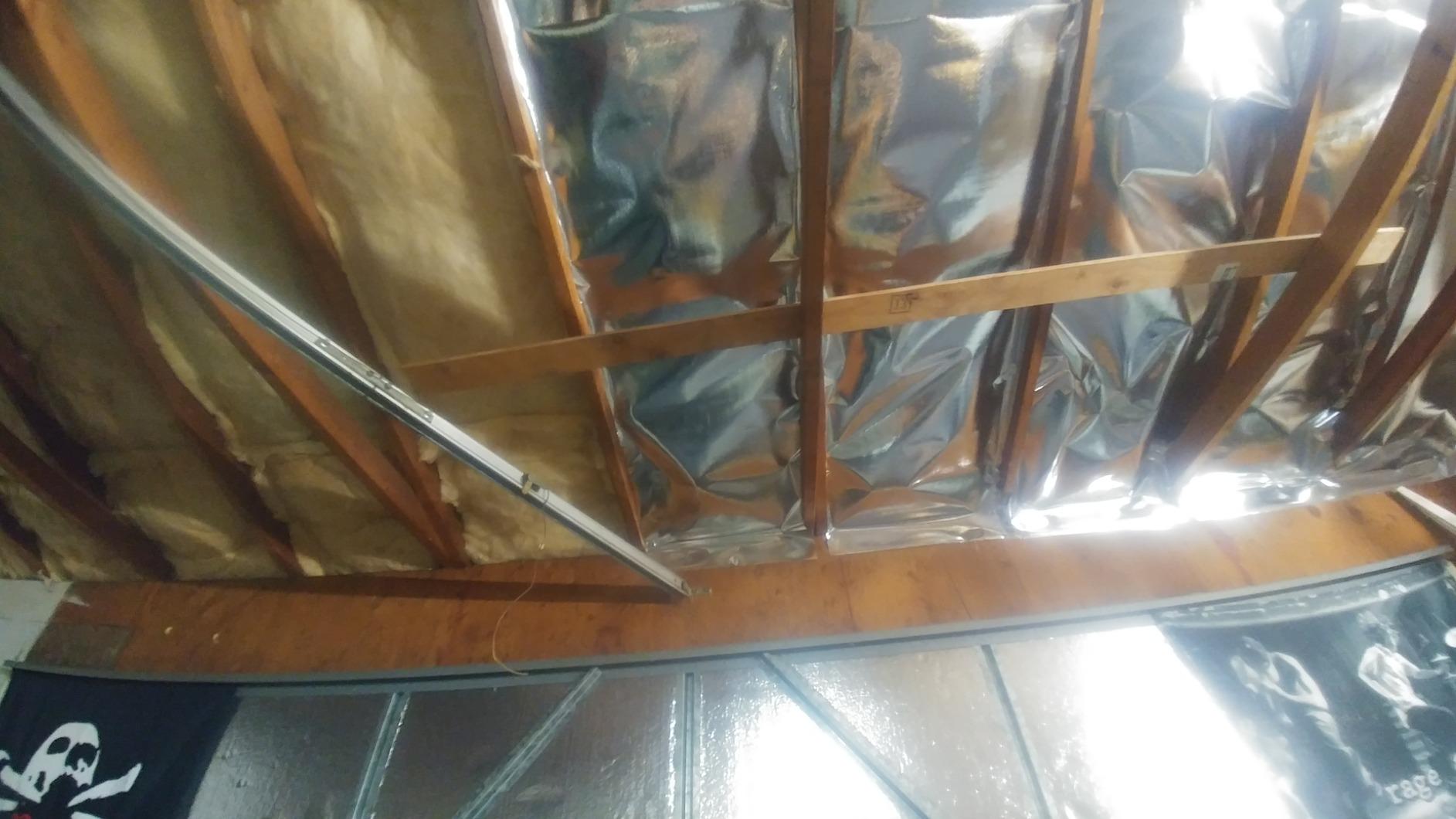 500 sqft (4ft x 125ft) of NASA TECH Commercial Grade Perforated No Tear Green Energy Radiant Barrier Reflective Insulation Attic Foil Roof Attic House Wrap SCIF RIFD customer photo 1