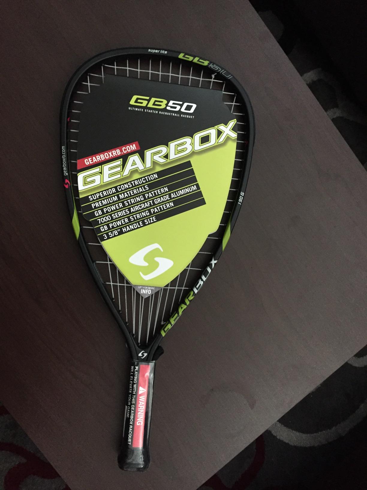 Gearbox GB50 Racquetball Racket customer photo 2