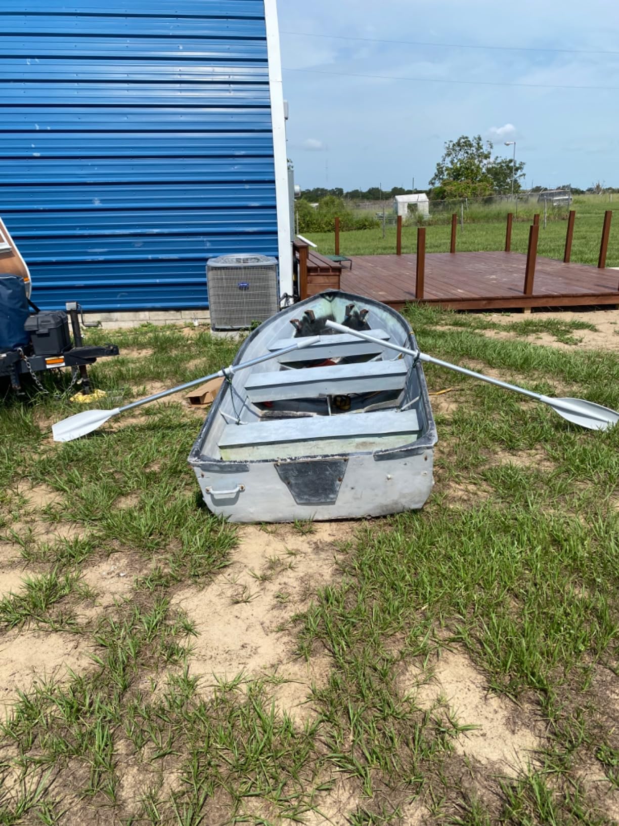 Oceansouth Aluminum Boat Oars with Oar Stops - 2-Piece Split Shaft Rowing Oars for Dinghies, Inflatable Boats & Tenders - Lightweight Marine Grade Aluminum Pair customer photo 2