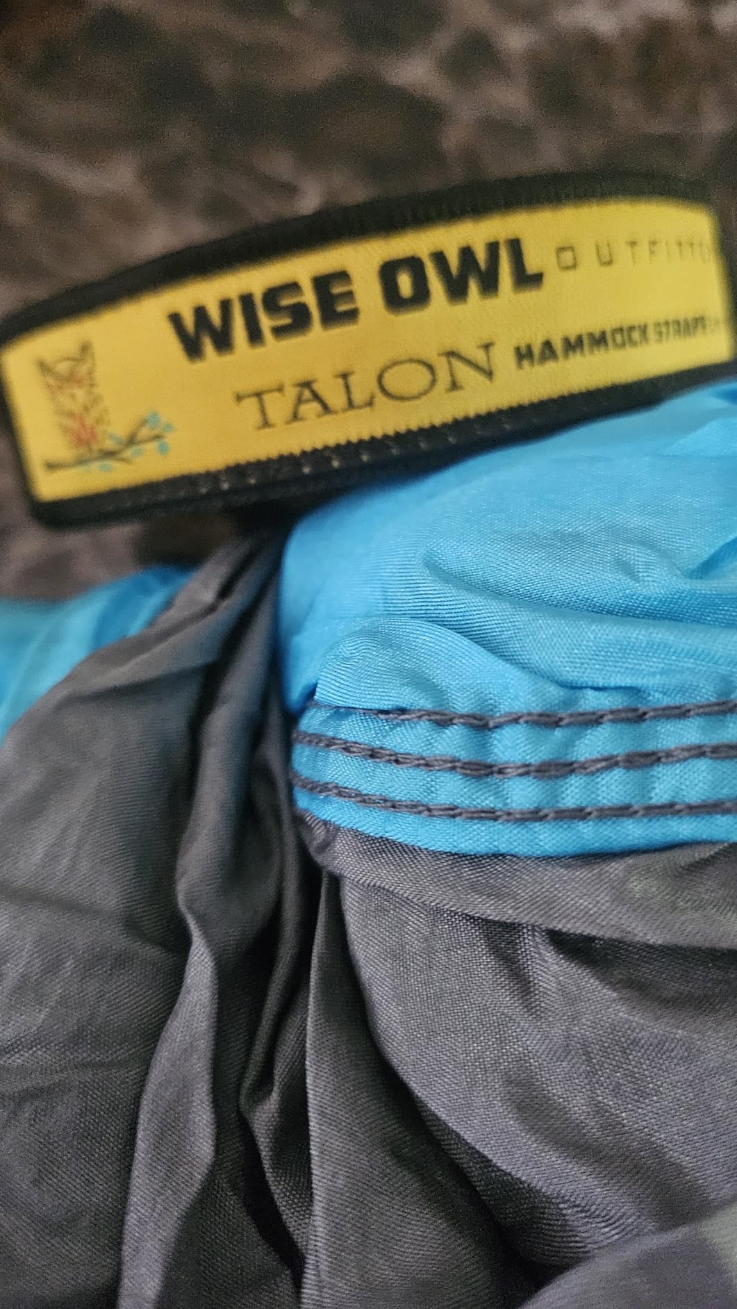 Wise Owl Outfitters Hammock for Camping Single Hammocks Gear for The Outdoors Backpacking Survival or Travel - Portable Lightweight Parachute Nylon SO Lt Blue & Grey customer photo 1