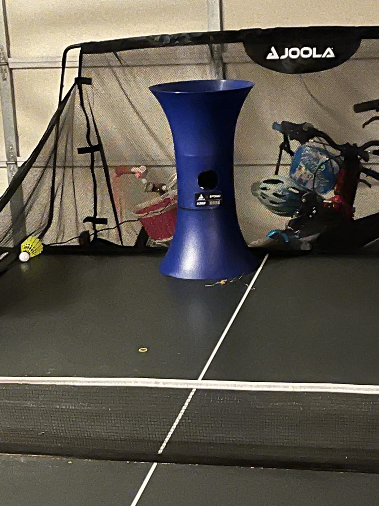 iPong V300 Table Tennis Training Robot - Serves 40mm Regulation Ping Pong Balls Automatically - Various Models Available, Blue customer photo 2